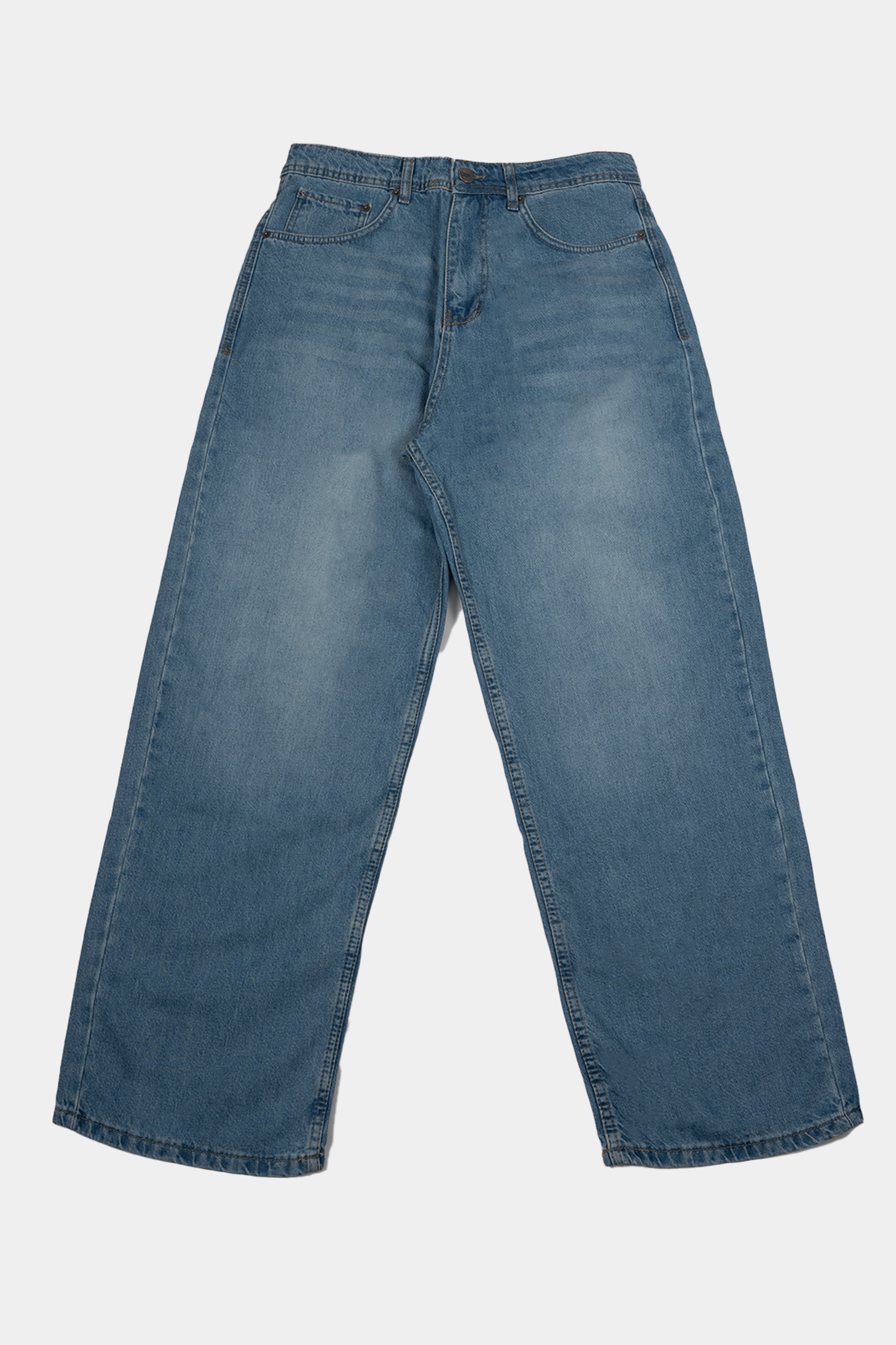 Basic Mavi Baggy Jean