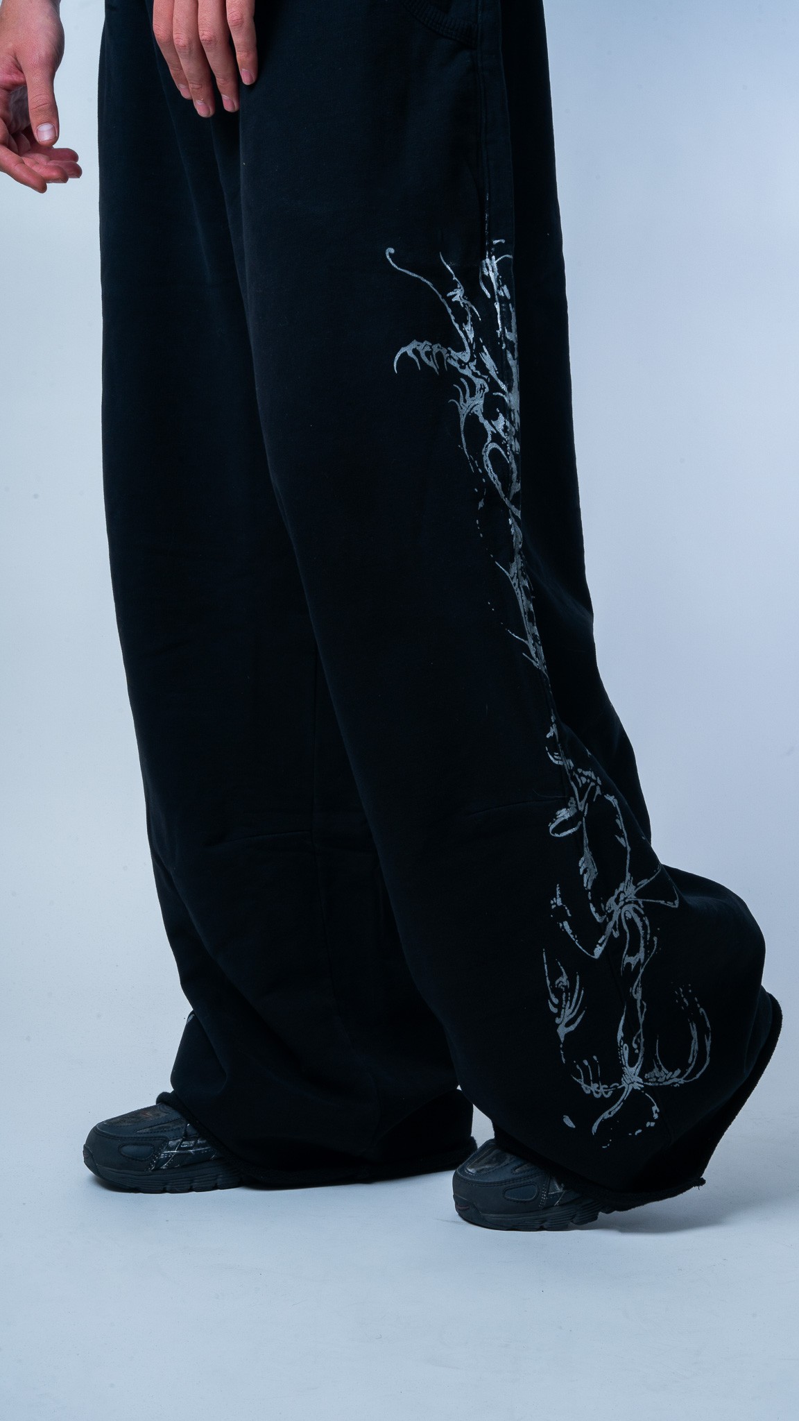 Tribal Baskılı Oversize Eşofman Altı