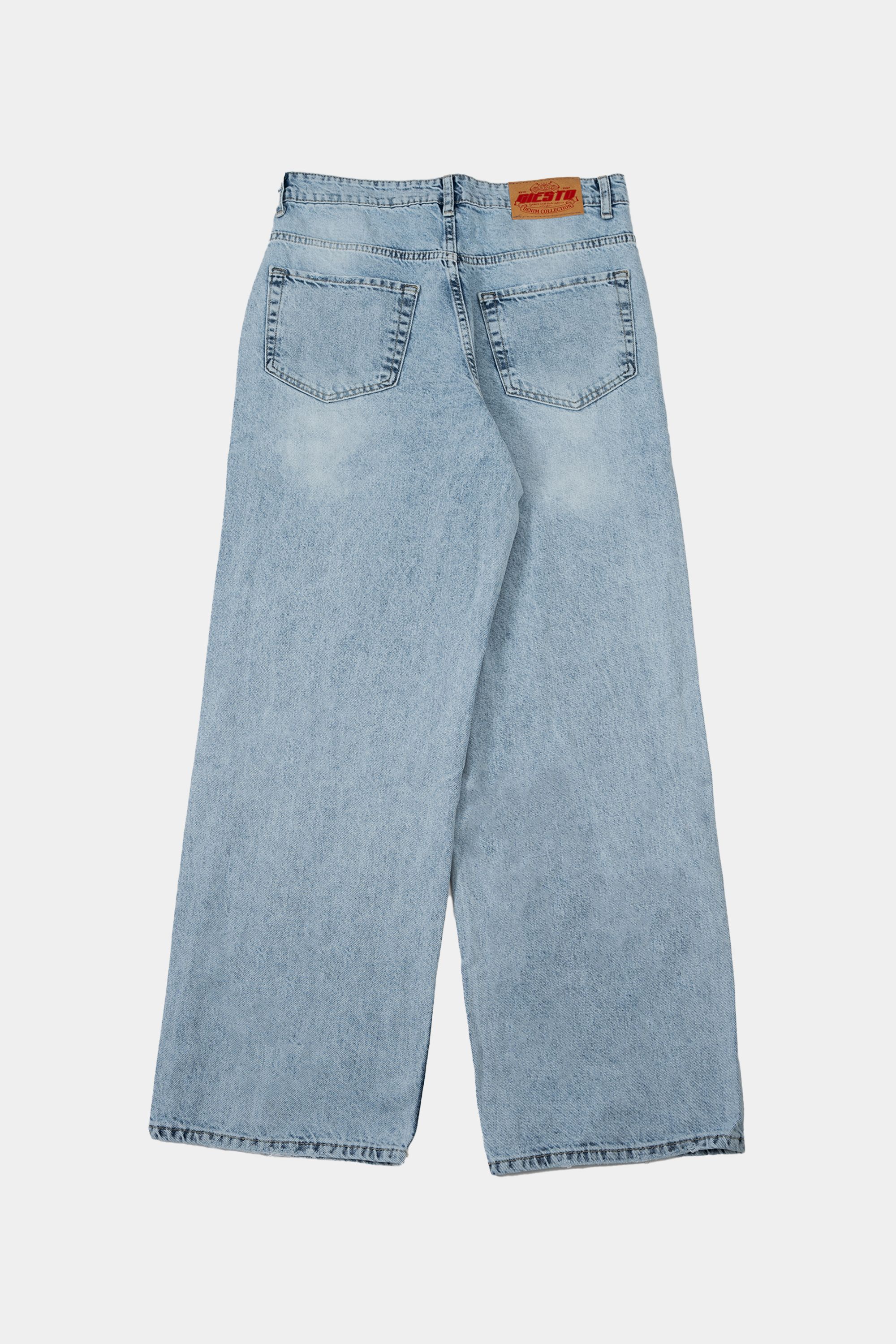 Basic Açık Mavi Baggy Jean 