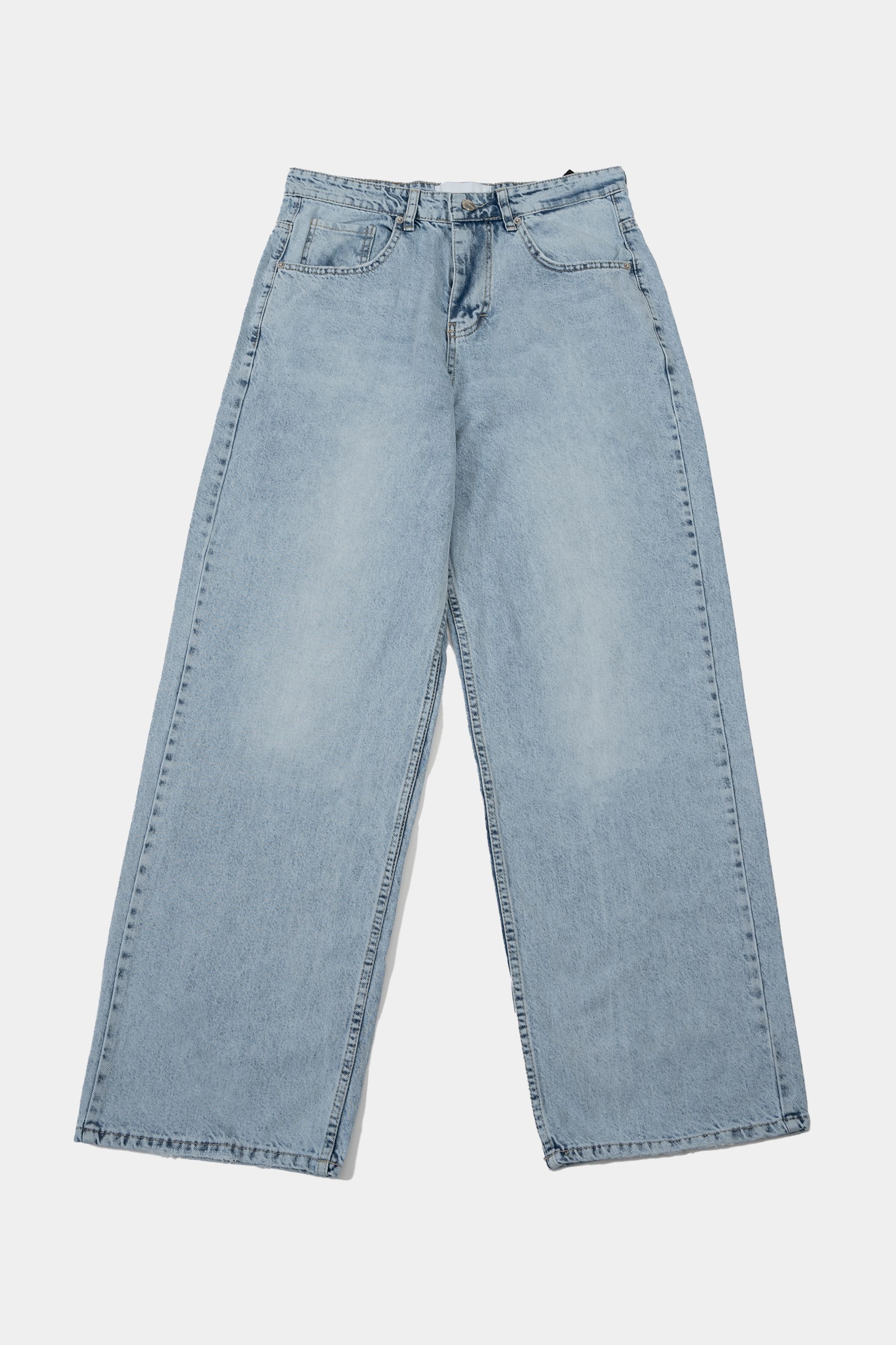 Basic Açık Mavi Baggy Jean 