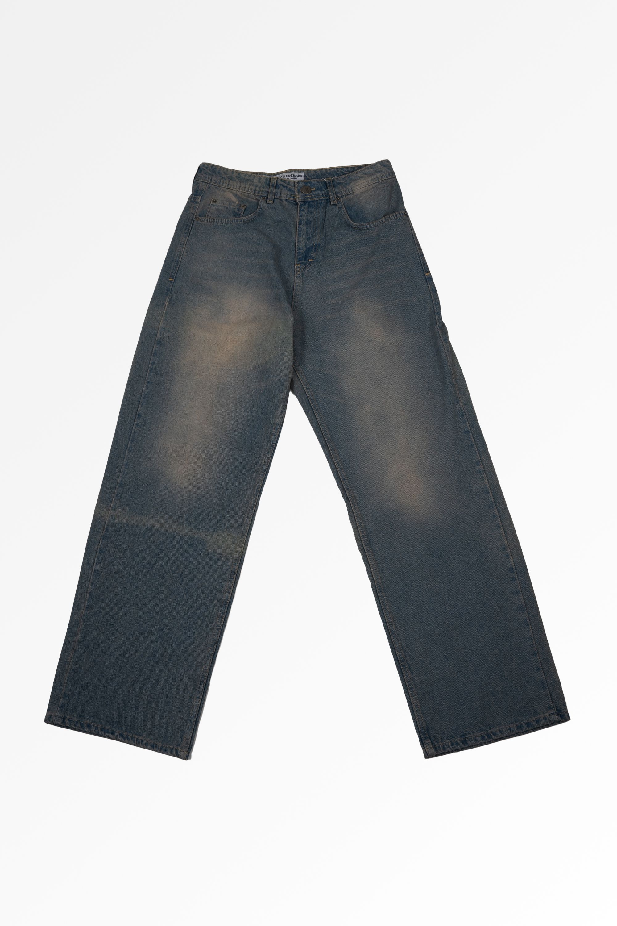 Eskitme Retro Baggy Jean 