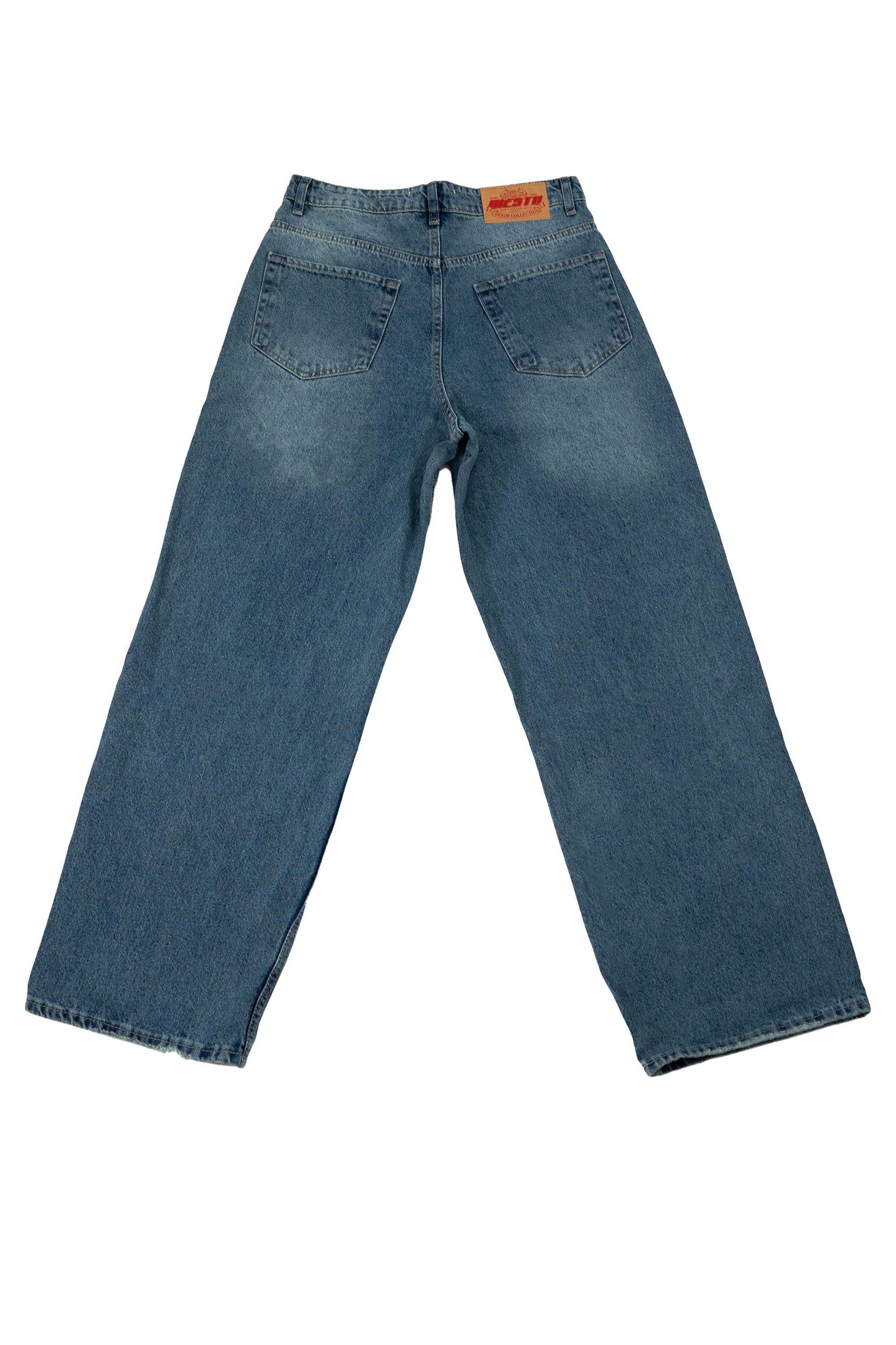 Basic Mavi Baggy Jean