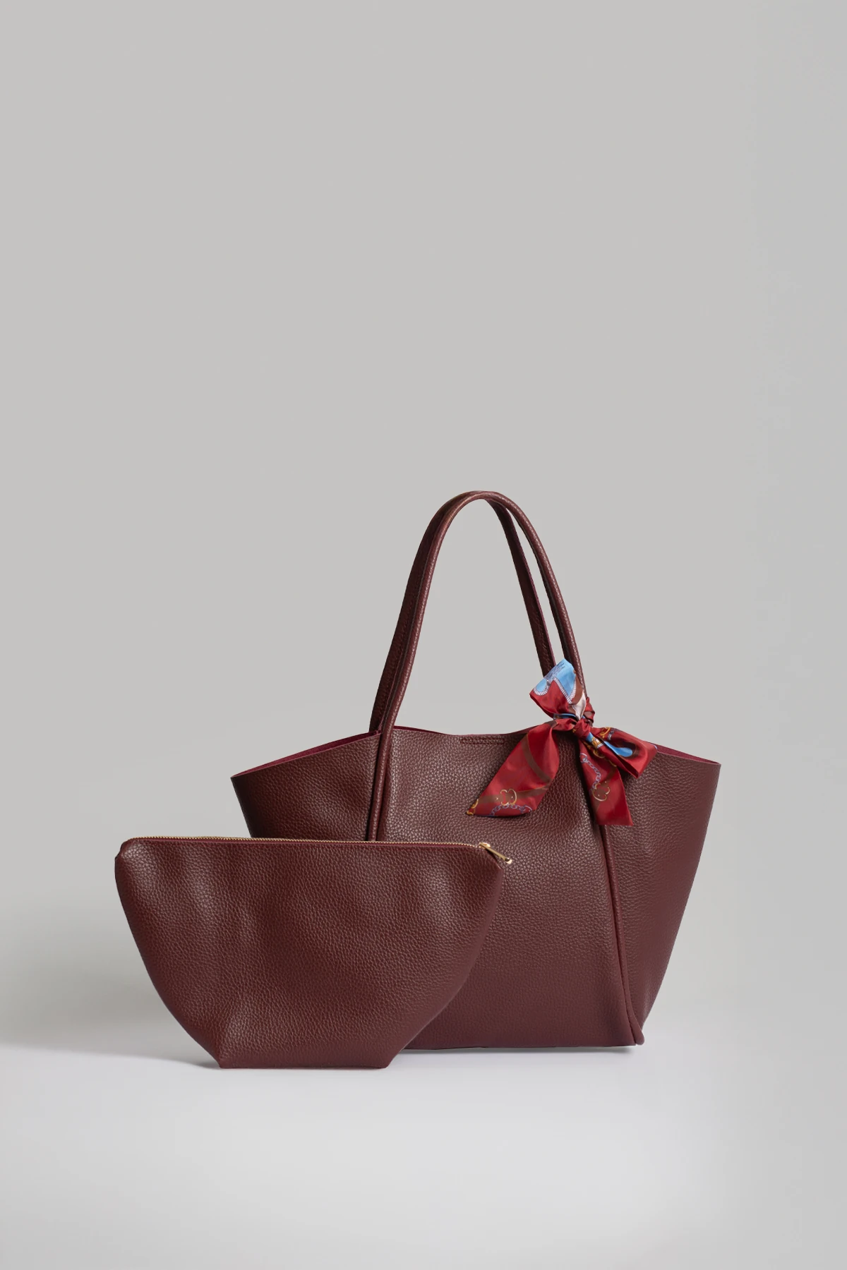 Fularlı Büyük Kol Çantası