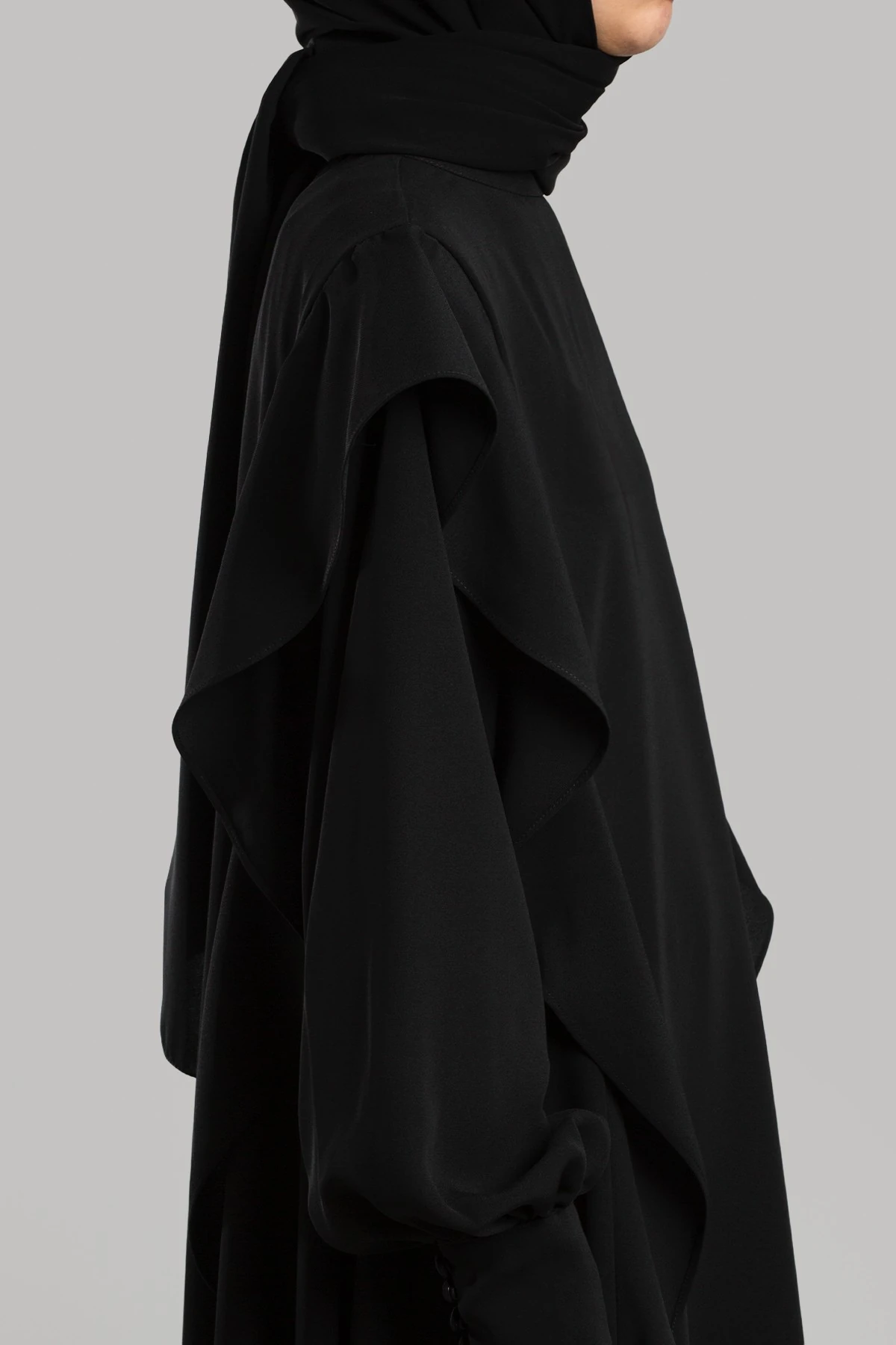 Volanlı Elbise Ferace