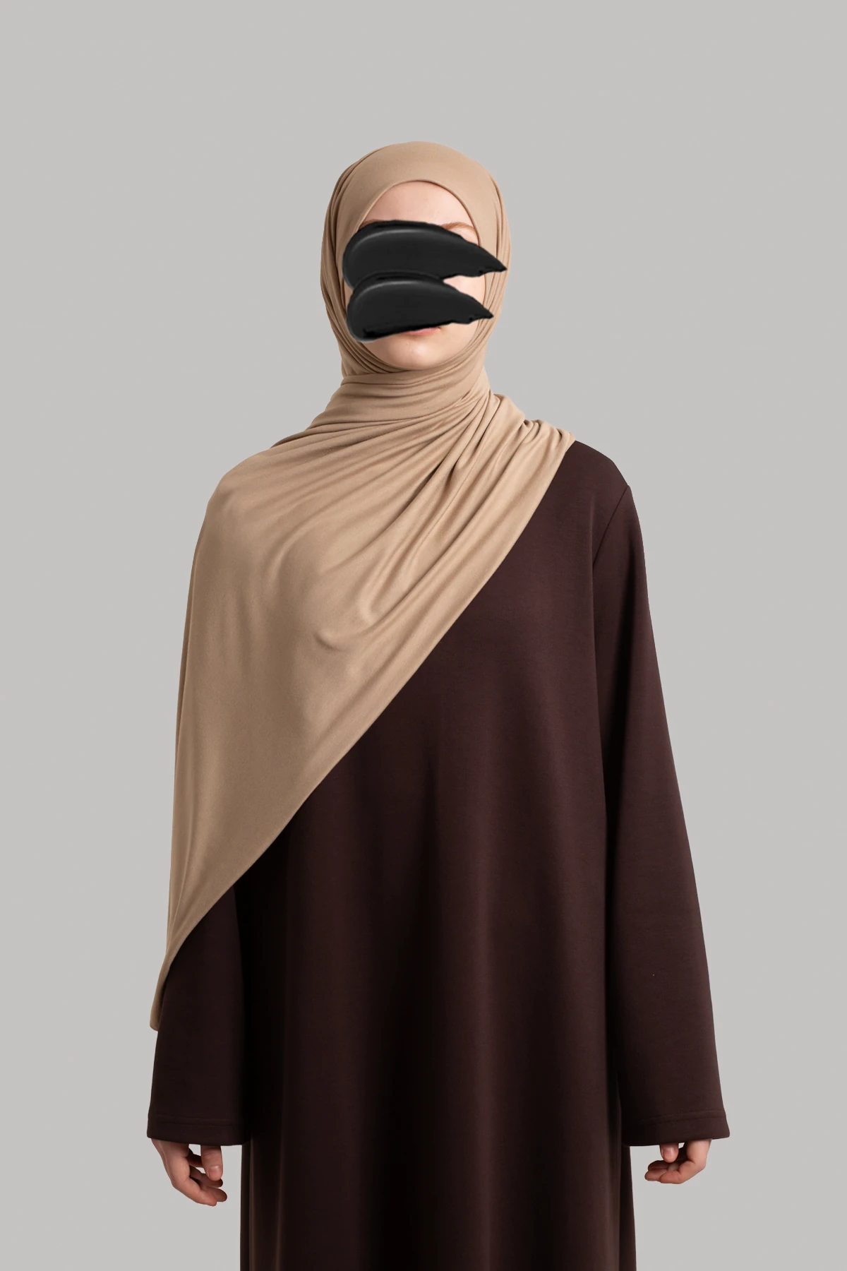 Penye Soft Şal - Taş