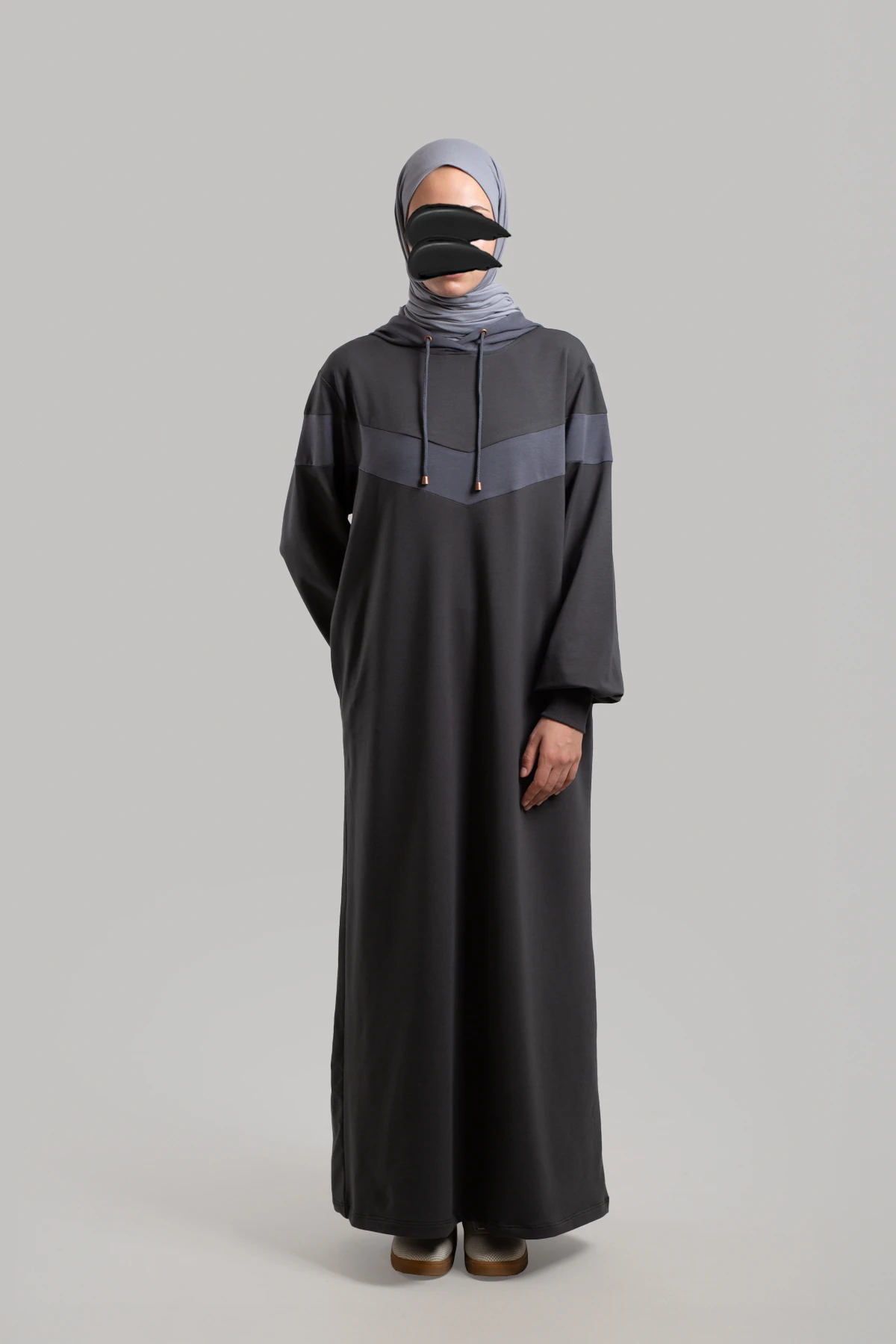 Garni Detaylı Spor Pamuklu Elbise