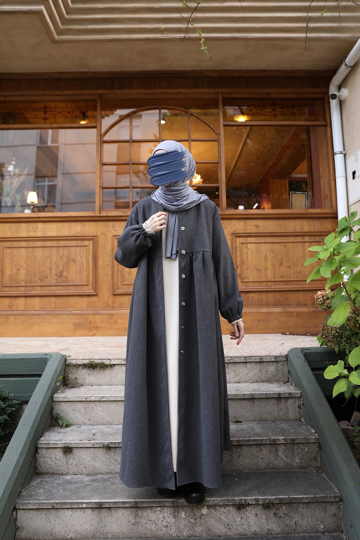Hijab Kaban - Gri