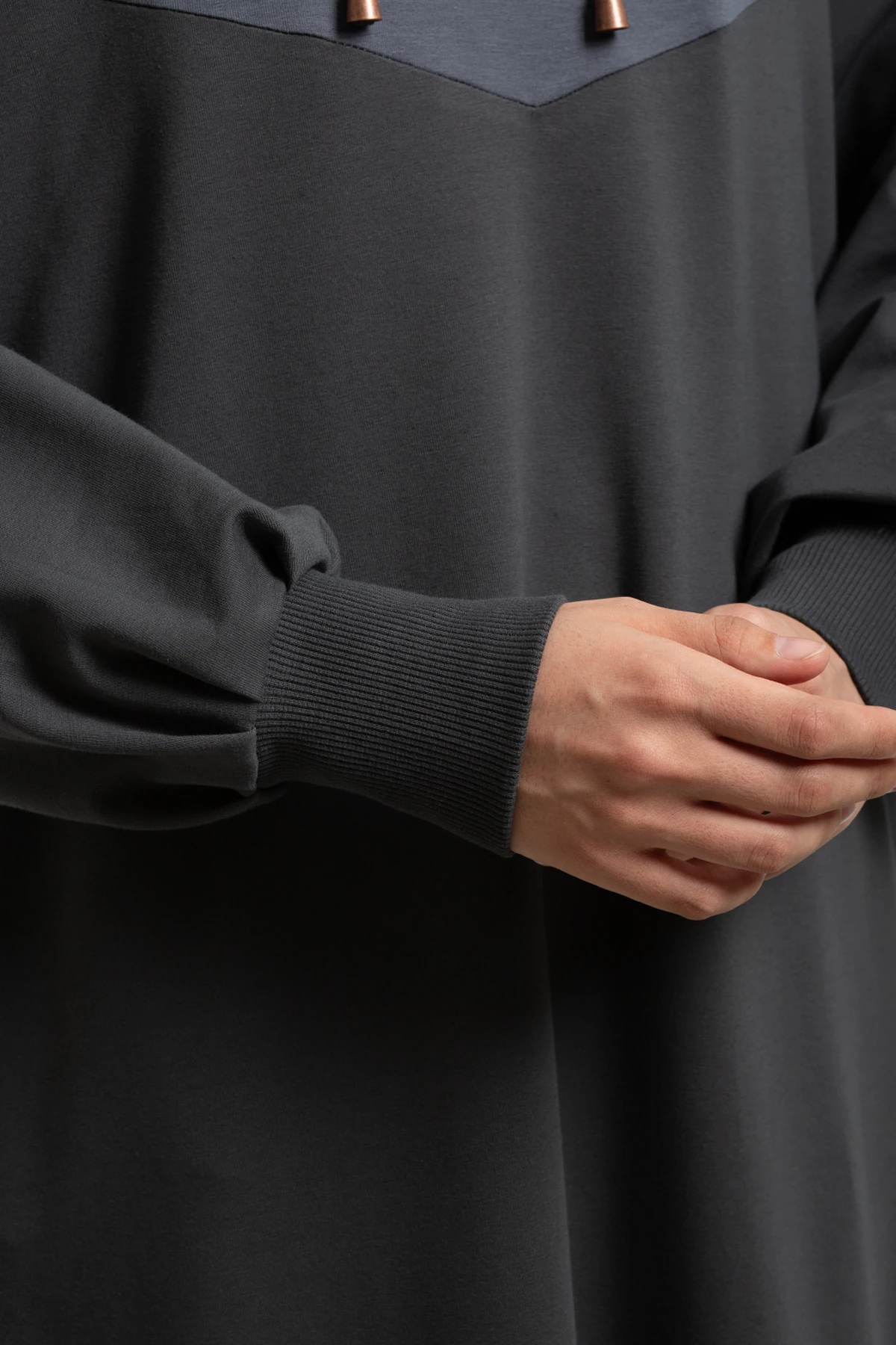 Garni Detaylı Spor Pamuklu Elbise