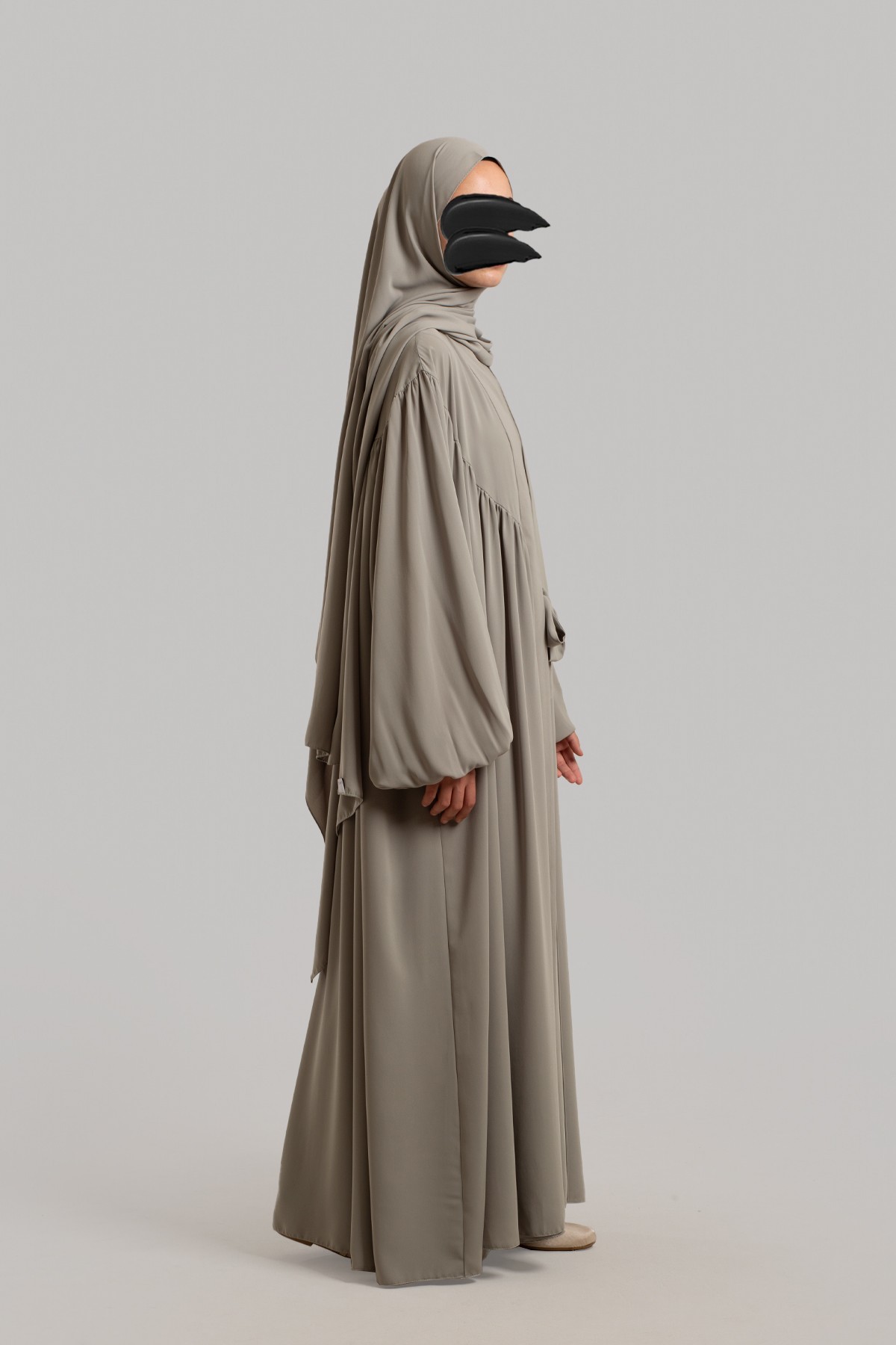 Robalı Abaya Takım - Soft Yeşil