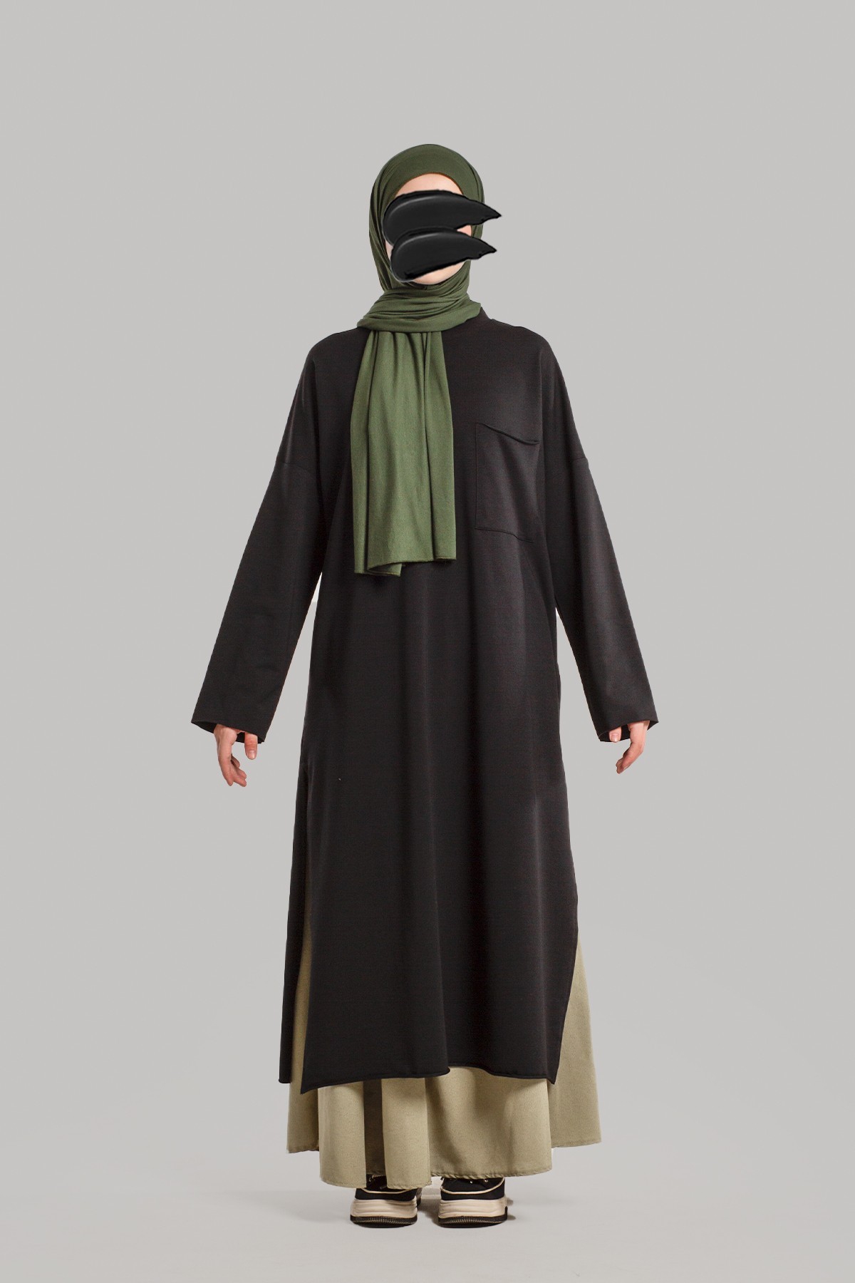 Etek Üstü Pamuklu Tunik