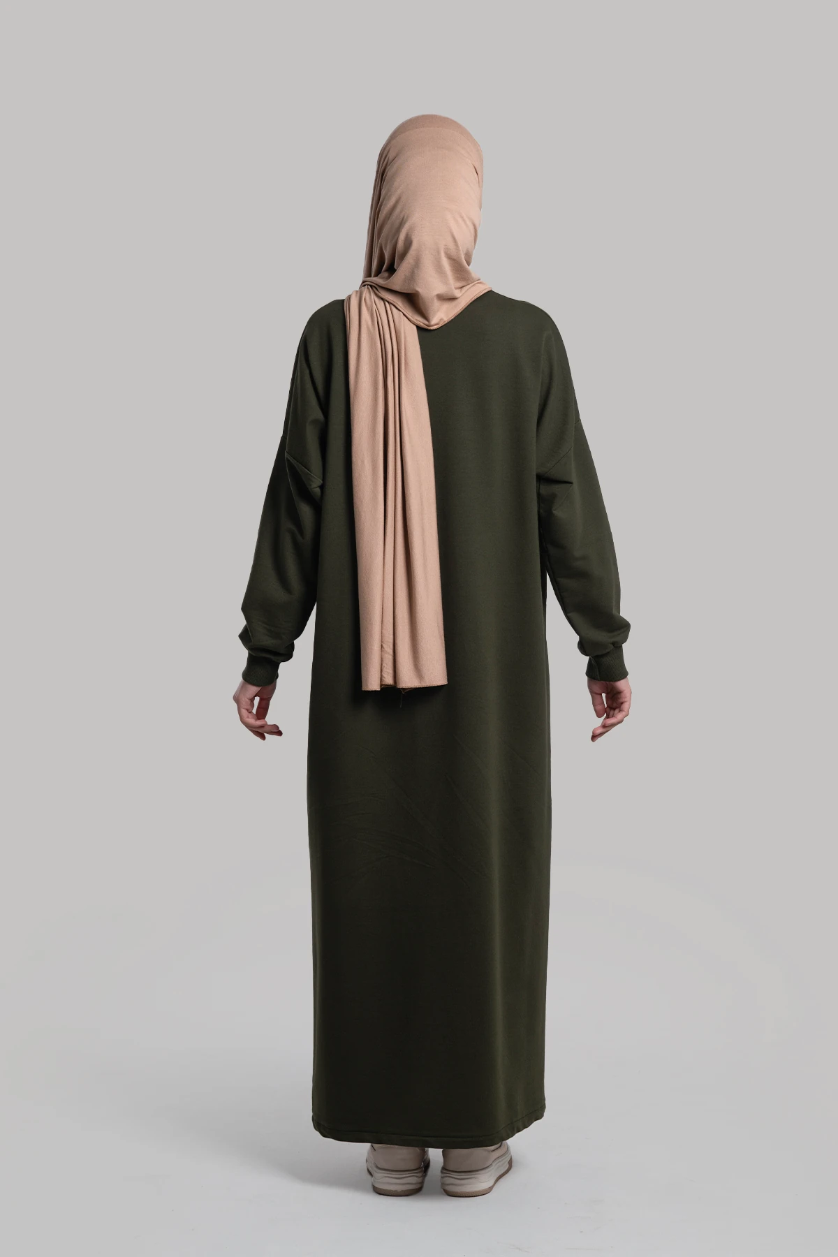 Spor Sweat Pamuklu Elbise