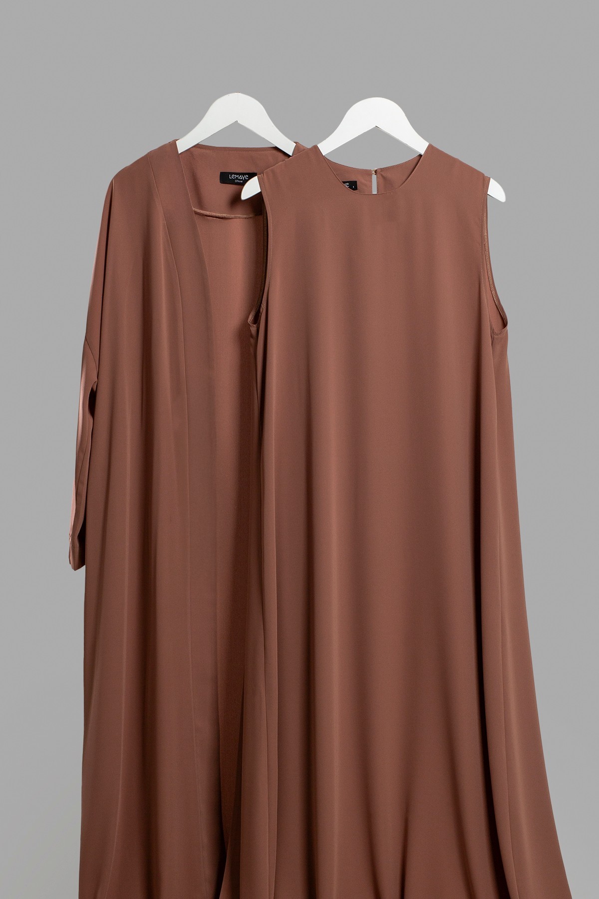 Medine İpeği Abaya Takım