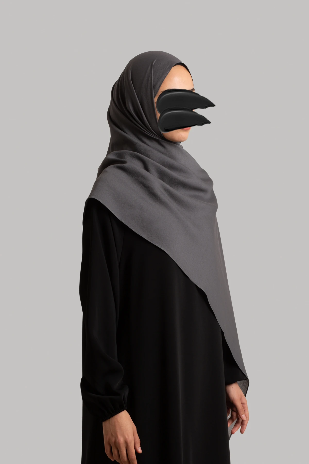 Paris İpeği Şal - Füme