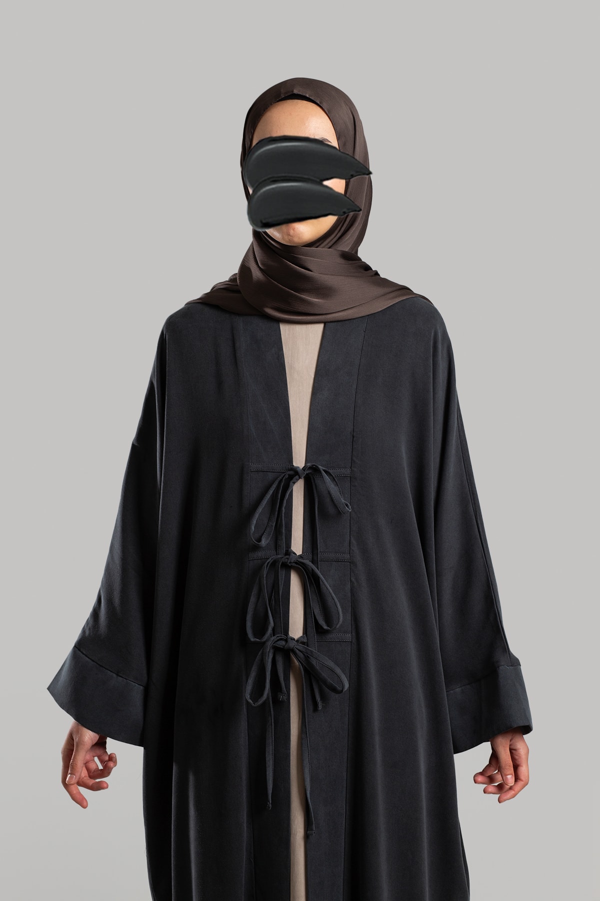 Fiyonklu Kupra Abaya