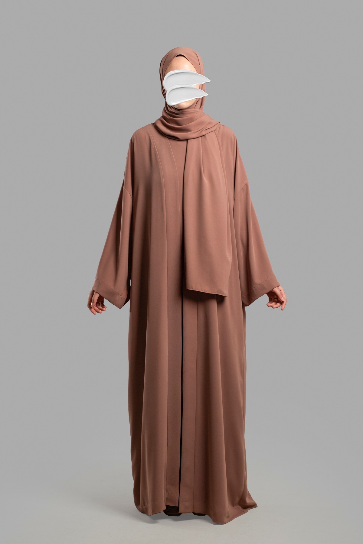 Medine İpeği Abaya Takım