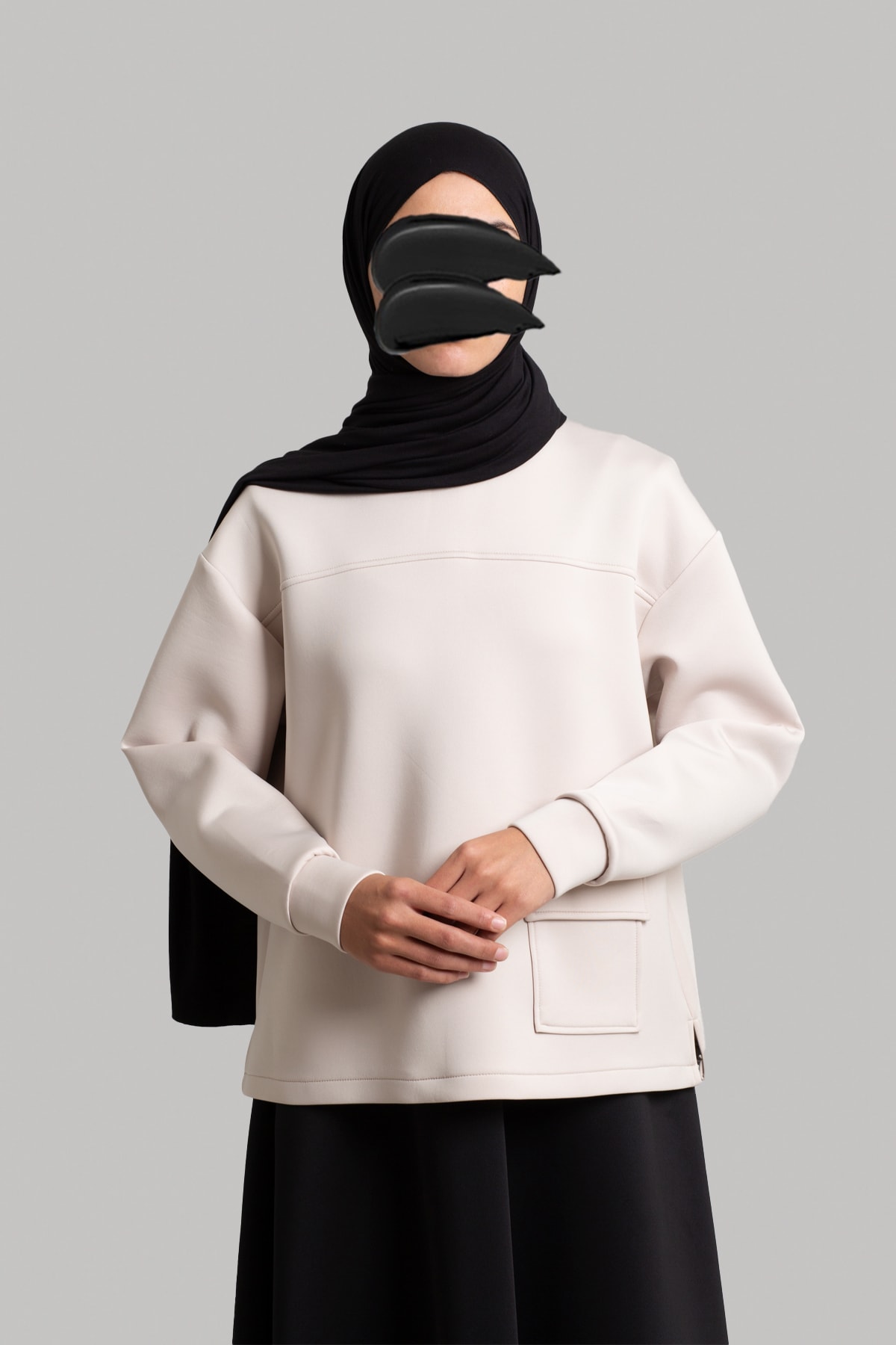 Puf Skuba Sweatshirt - Bej