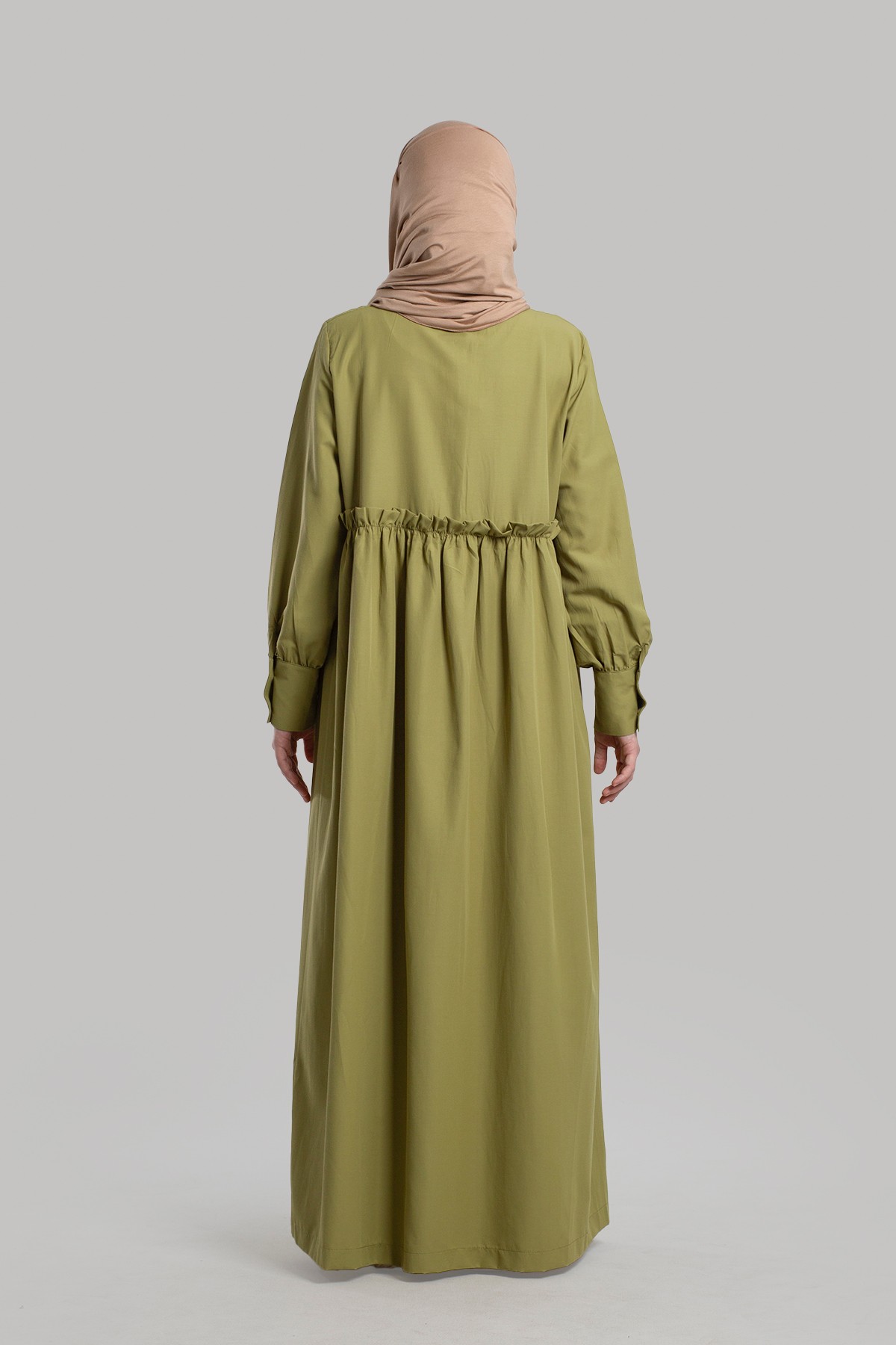 Poplin Tesettür Elbise