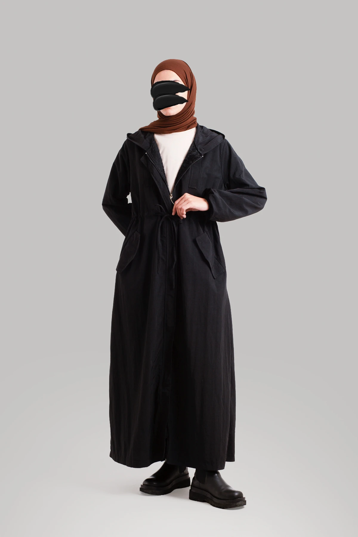 Kürk Astarlı Yağmurluk