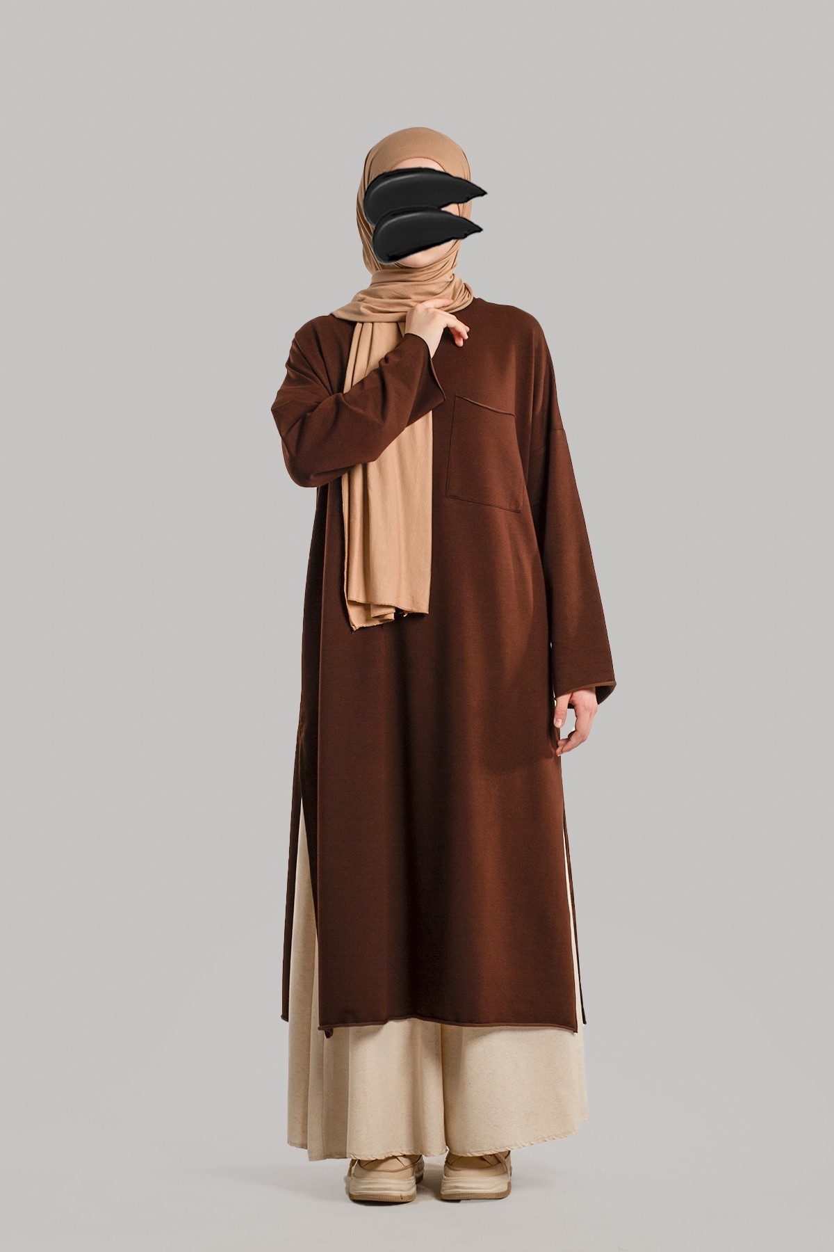 Etek Üstü Pamuklu Tunik