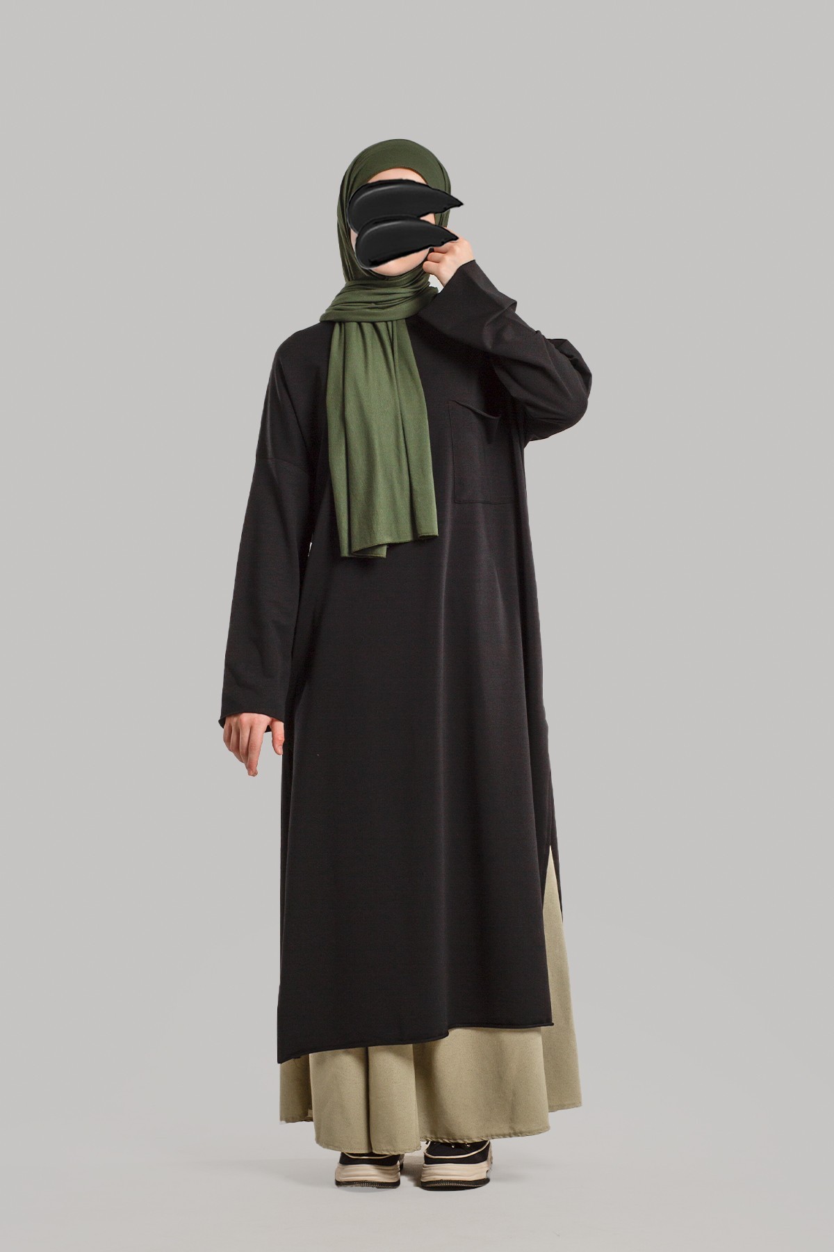 Etek Üstü Pamuklu Tunik