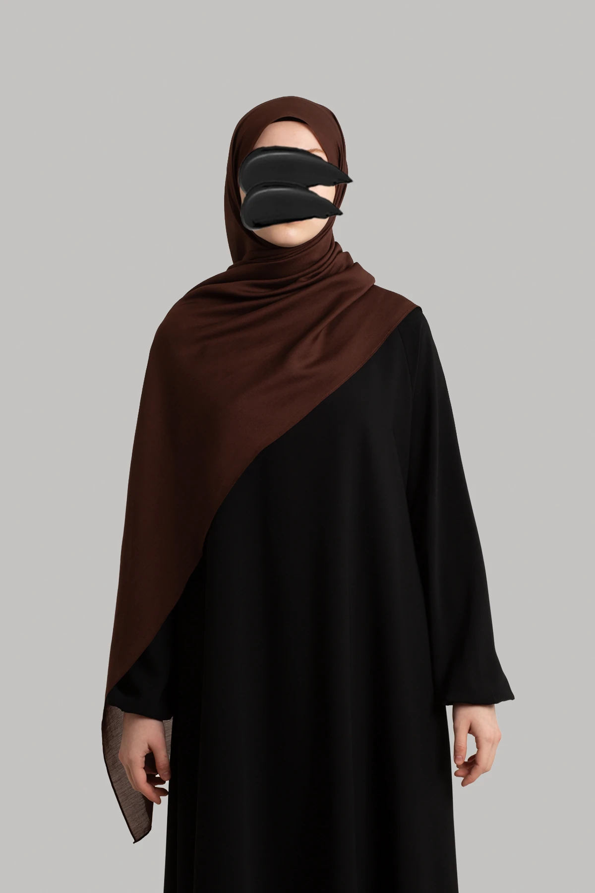 Paris İpeği Şal - Acı Kahve