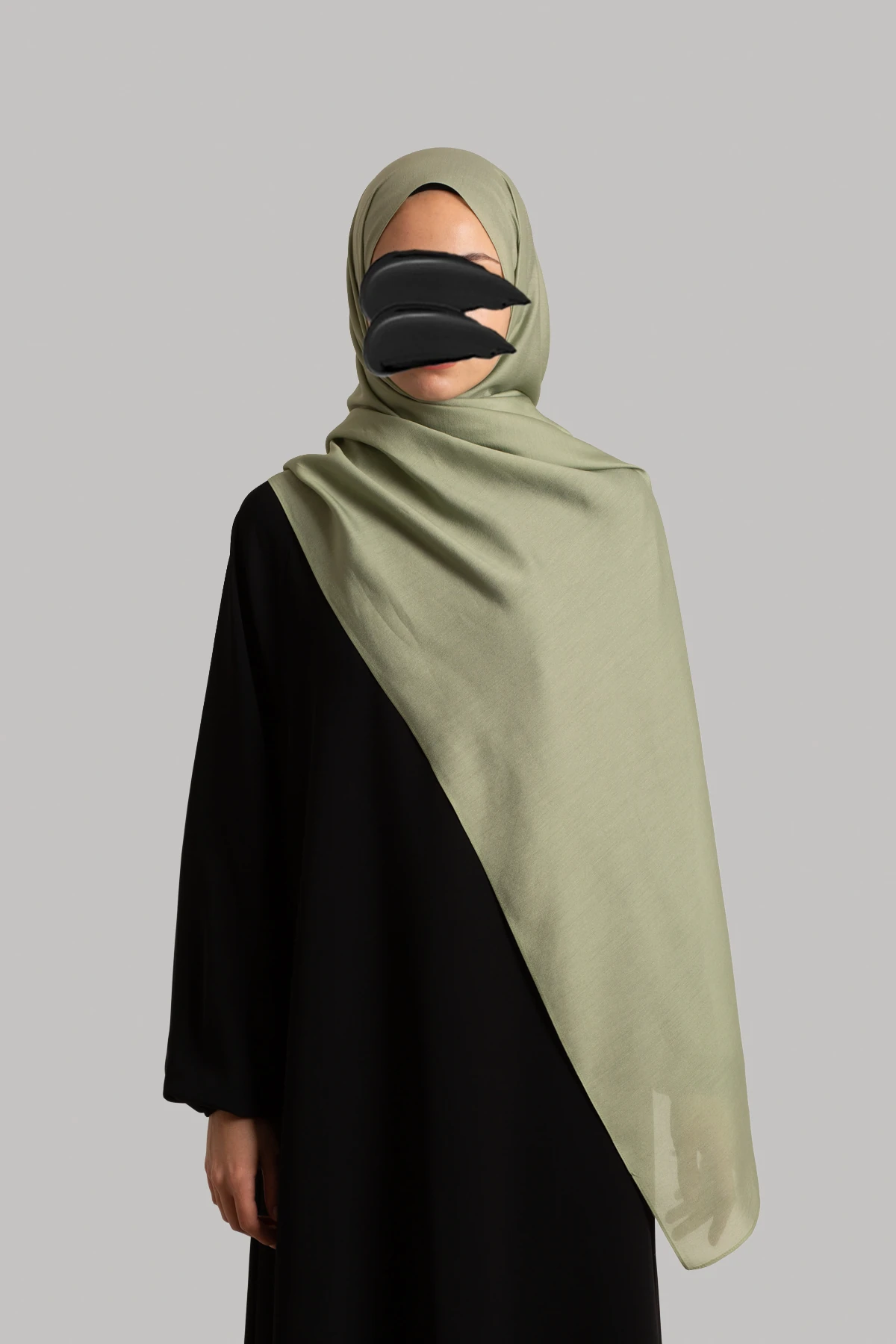 Paris İpeği Şal - Mint