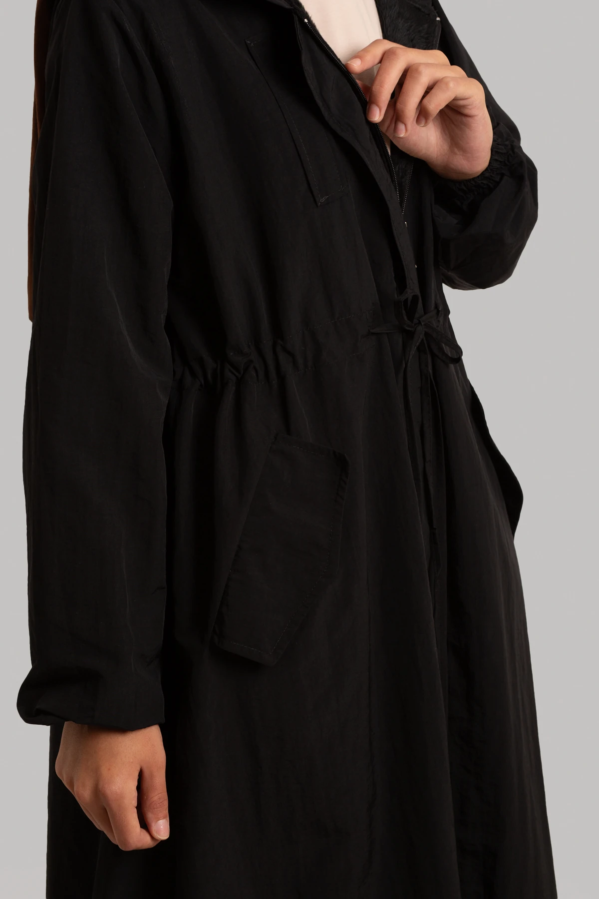 Kürk Astarlı Yağmurluk