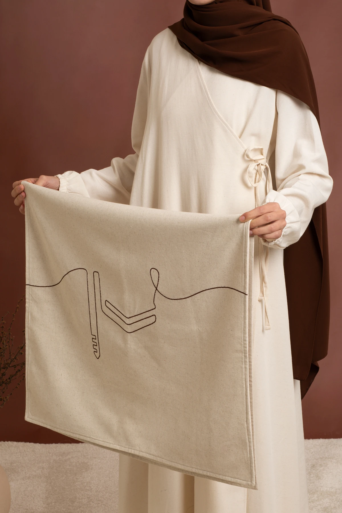 linen prayer dress Prayer Dress Cotton Linen Abaya Black | Women's Clothing