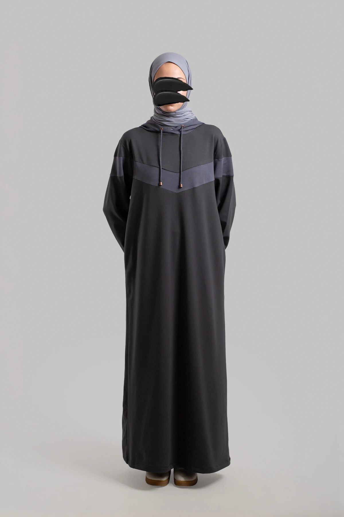 Garni Detaylı Spor Pamuklu Elbise