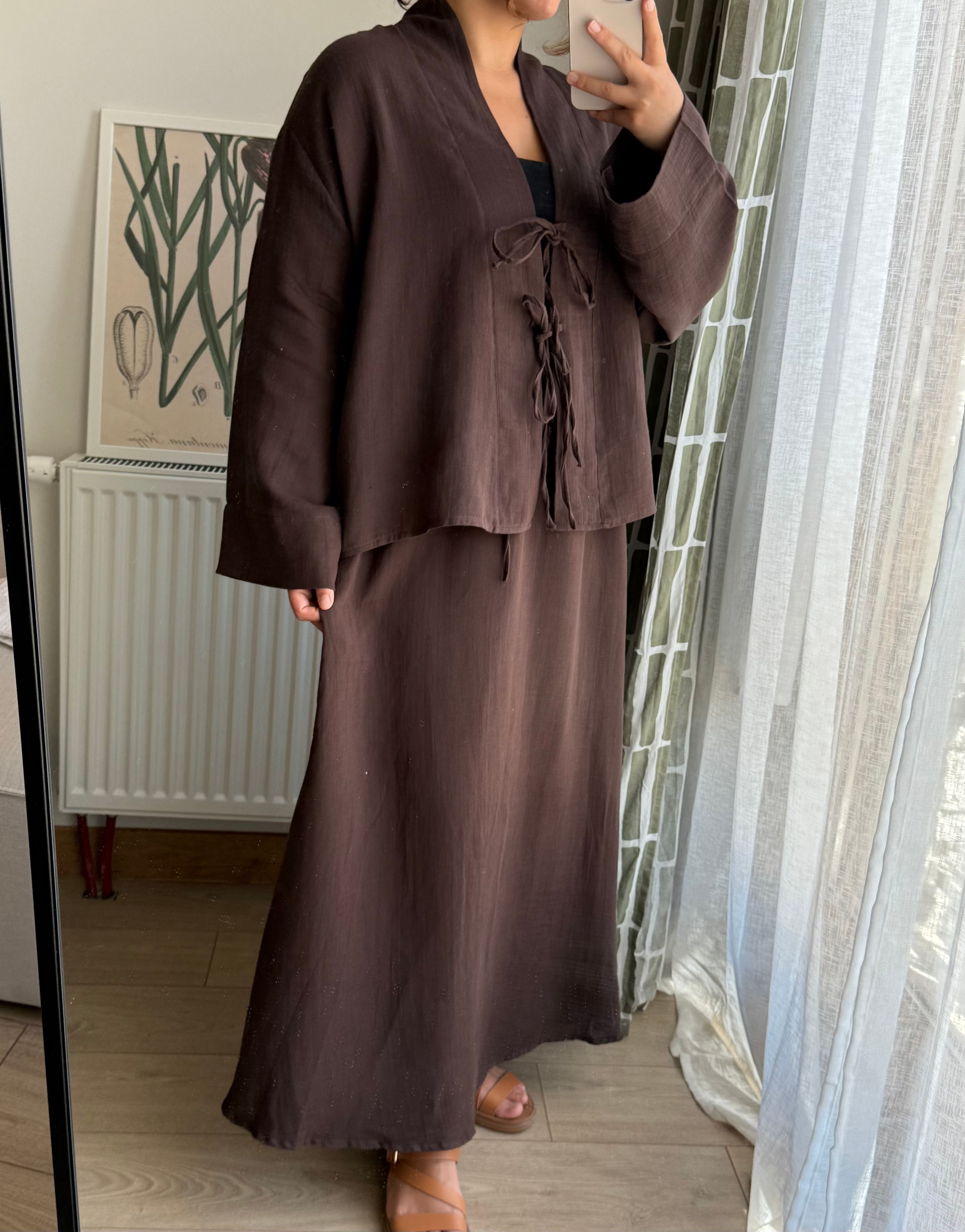 Acı Kahve Müslin Takım