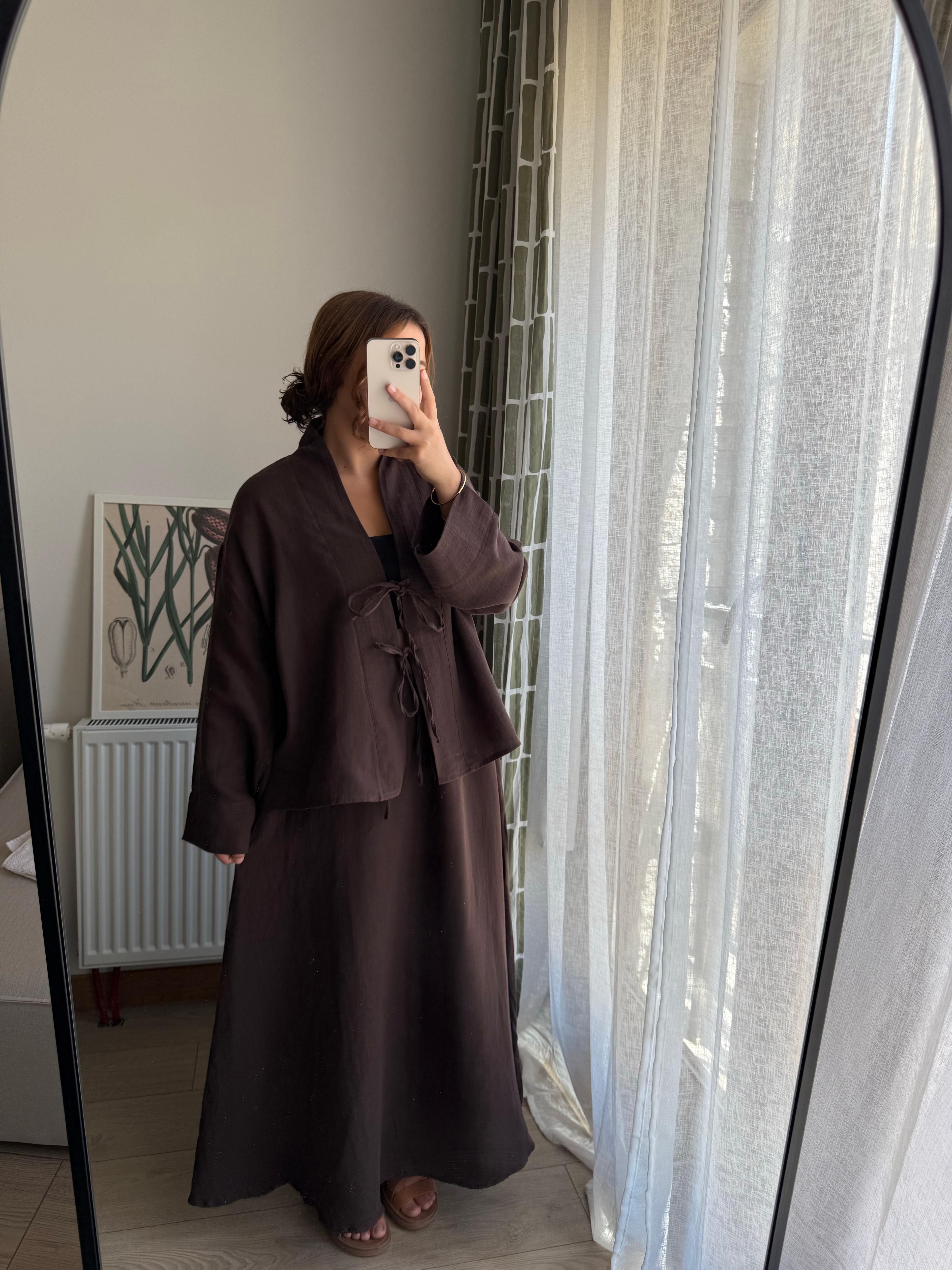 Acı Kahve Müslin Takım