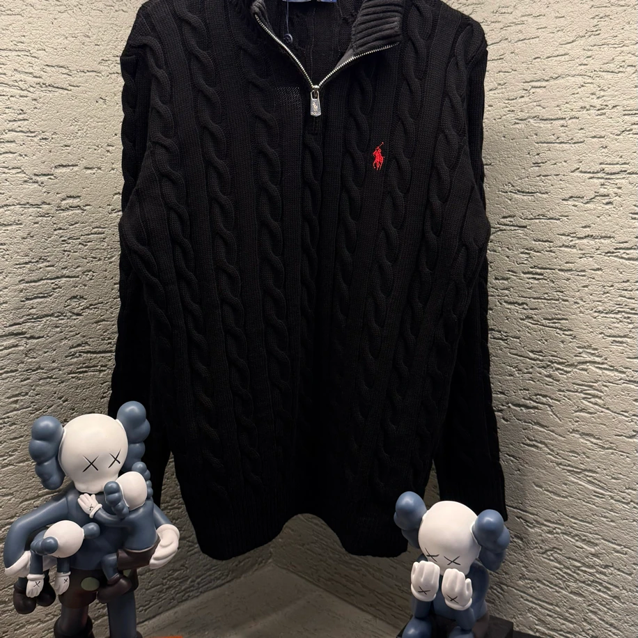 POLO RALPH LAUREN YARIM FERMUAR ÖRGÜLÜ TRİKO