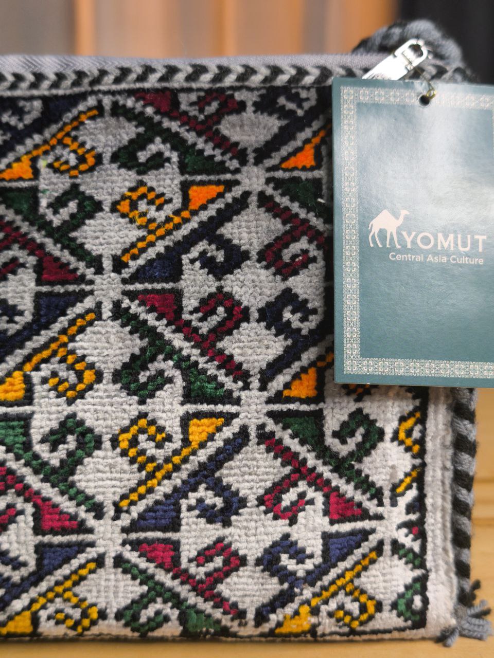 Türkmen El Dokuması İpek Çanta 