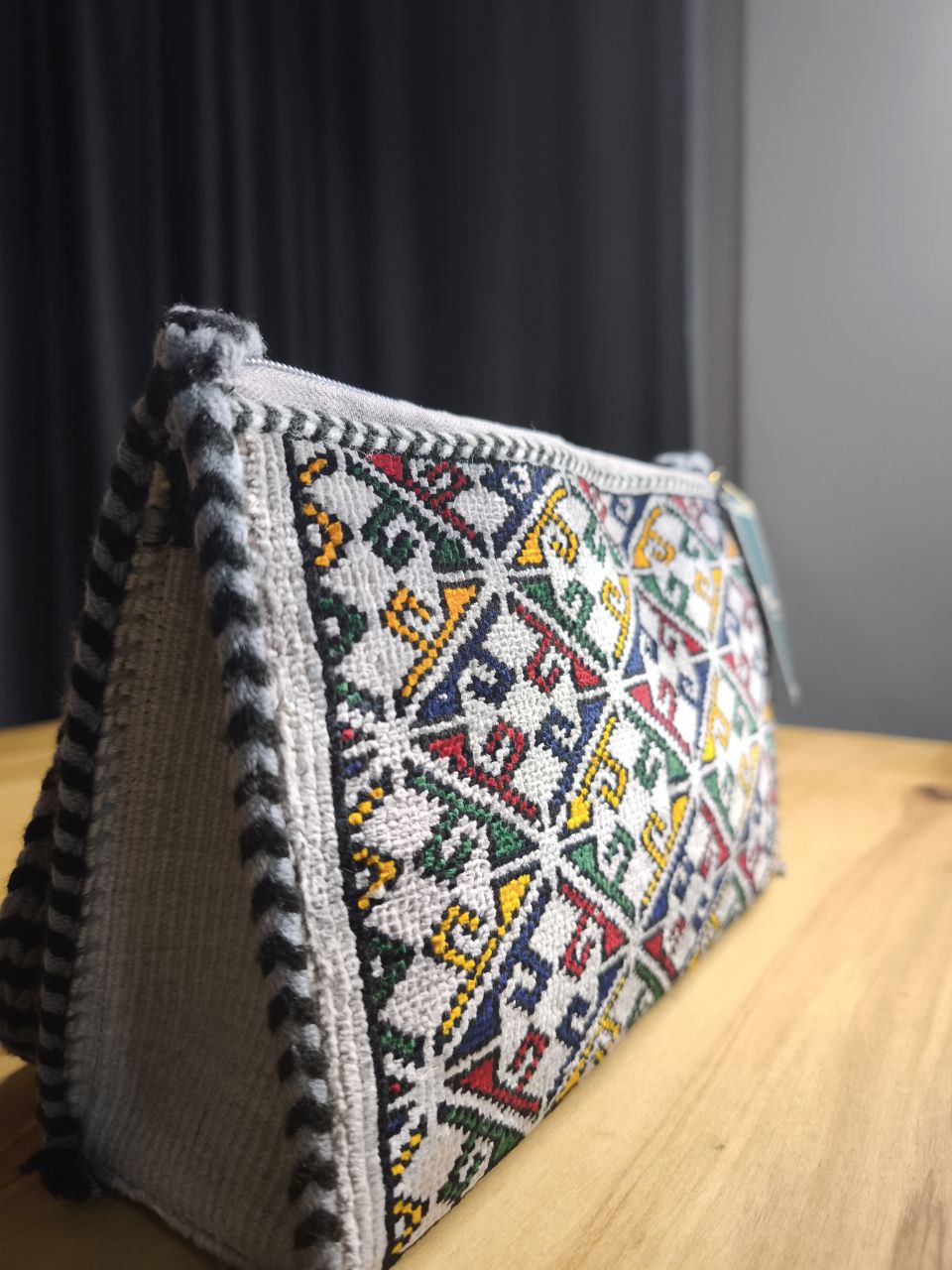 Türkmen El Dokuması İpek Çanta 
