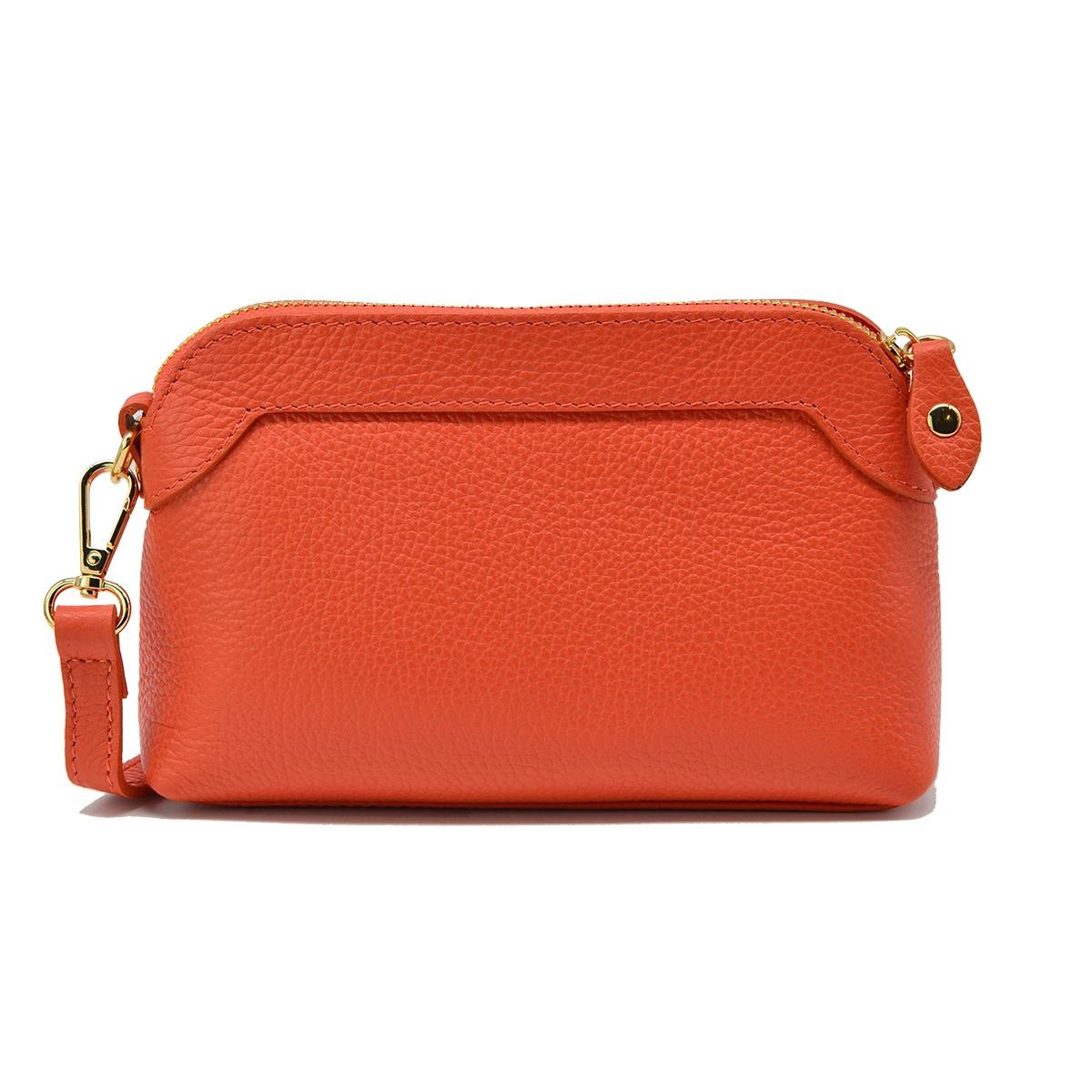 Kadın Çapraz Çanta MISS G Piumelli Milano Bag D35 Dark Orange