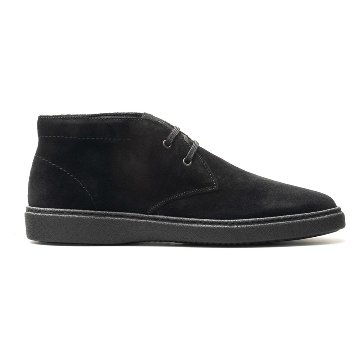 Erkek Bot 19A5  Frau  WAXY Desert Boot Nero (Black)