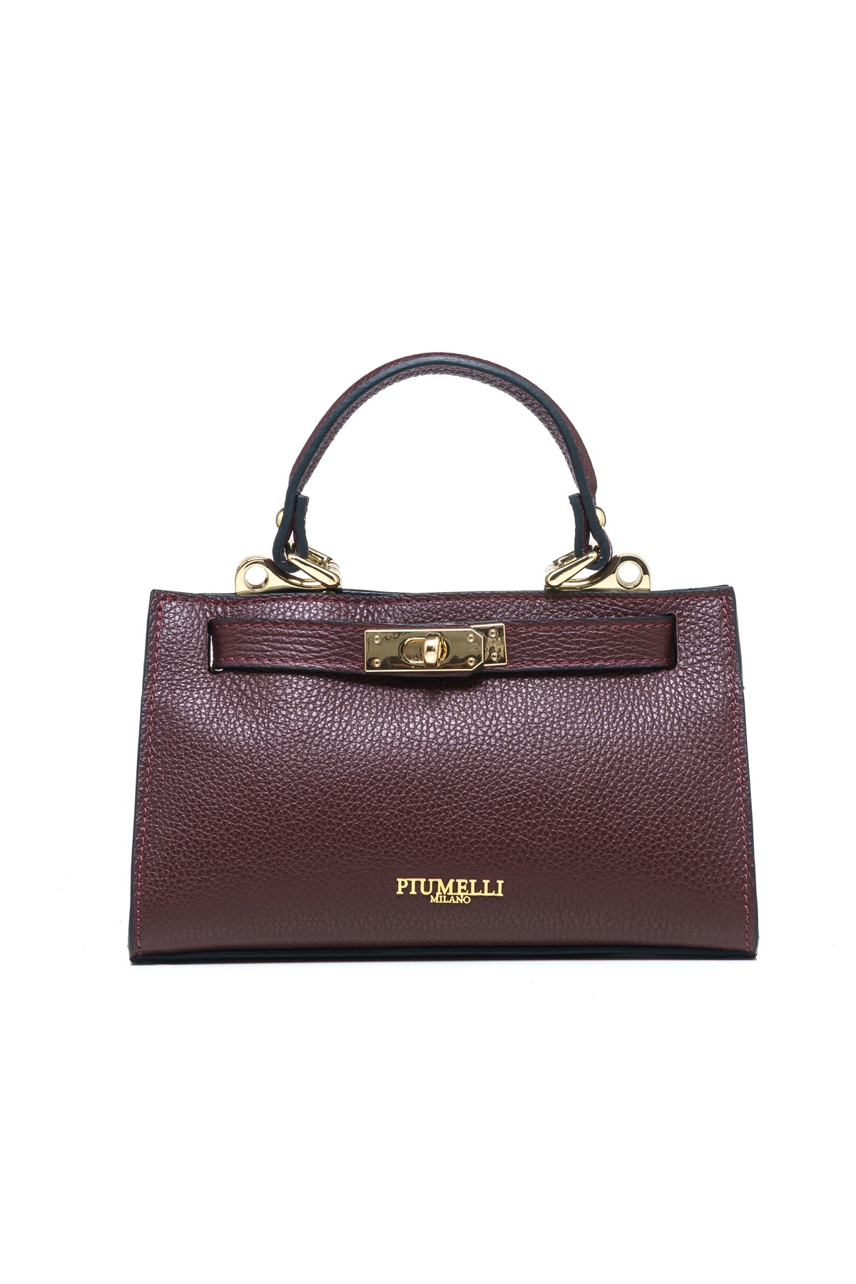 LAINE S Piumelli Milano Bag D54 Burgundy