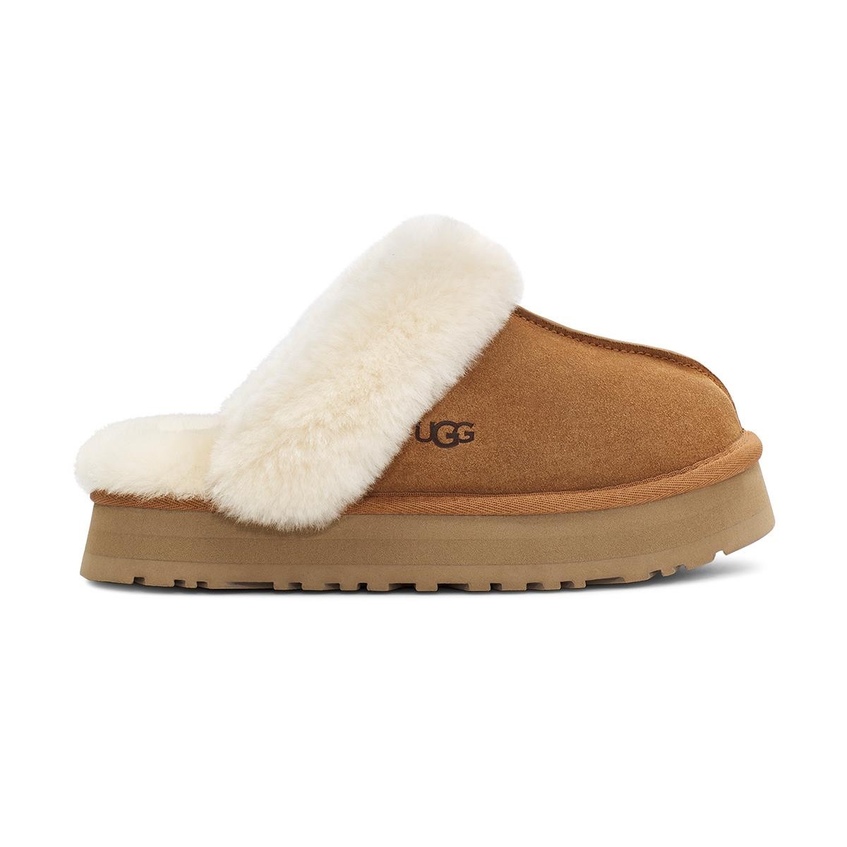 Kadın Terlik 1122550 UGG W DISQUETTE CHESTNUT (TABA)