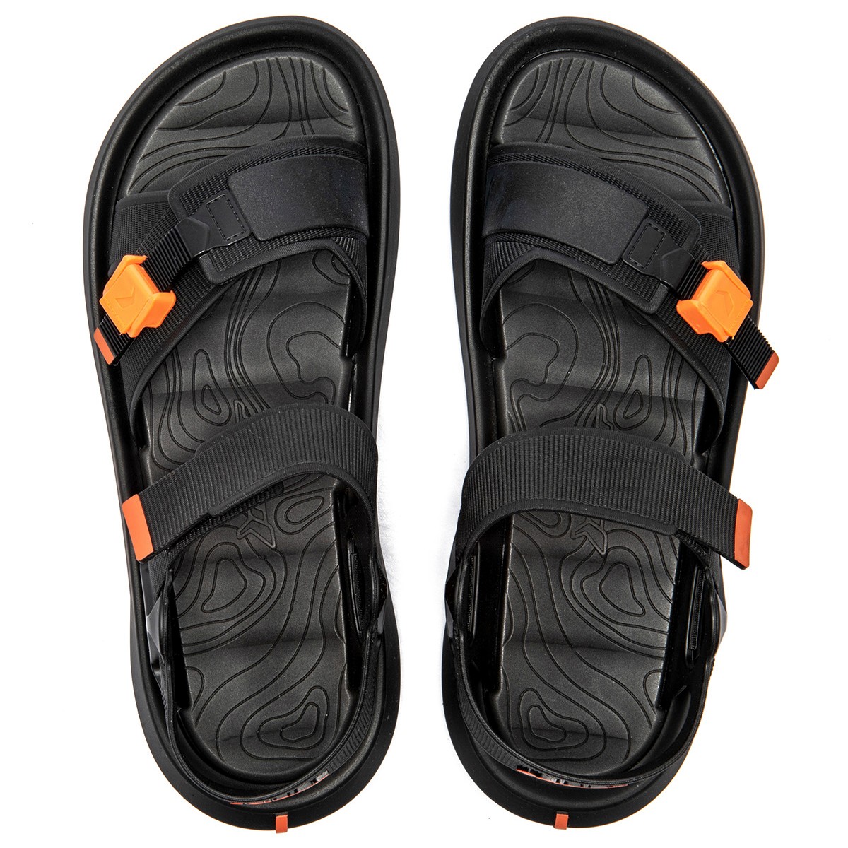 Erkek Sandalet 11801-AA035 Rider RT PAPETE AD DD0266 Black-Black-Orange