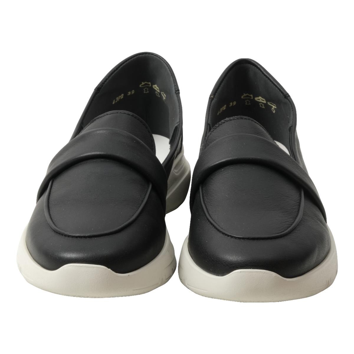 Kadın Sneaker ( Günlük) 43P2 Frau MOUSSE Leather Nero