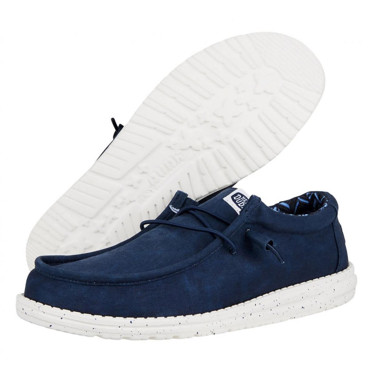 Erkek Sneaker ( Günlük) HD.40700  Hey Dude Wally Canvas 410 Navy