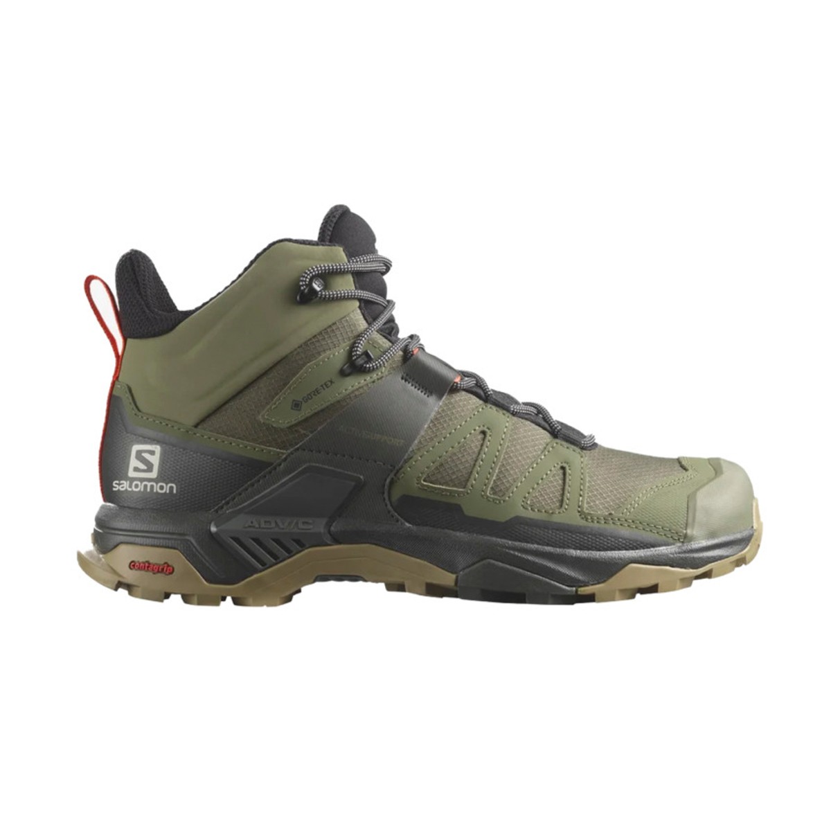 L41739800 SALOMON X ULTRA 4 MID GTX Deep Lichen Green/Peat/Kelp