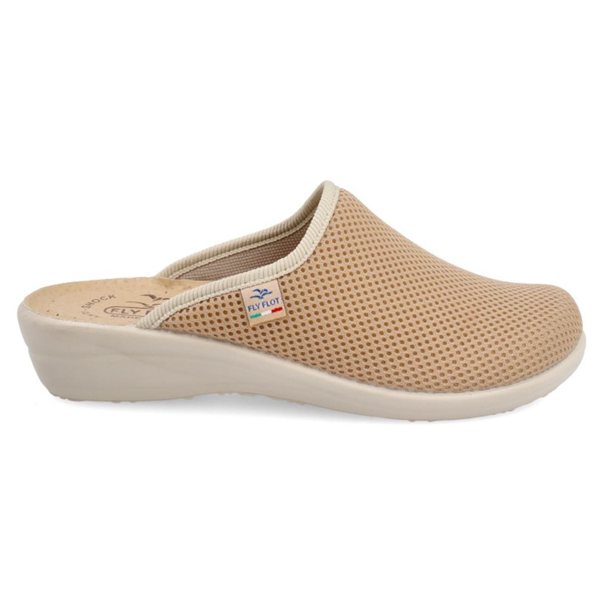 Kadın Terlik T4 368 FE Fly Flot CLOTH WOMAN SLIPPER Beige