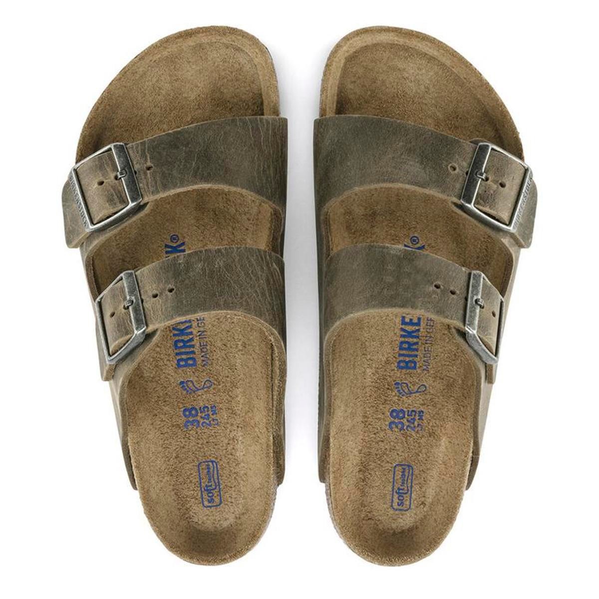 Erkek Terlik 1019377 Birkenstock ARIZONA SFB LEOI FADED KHAKI