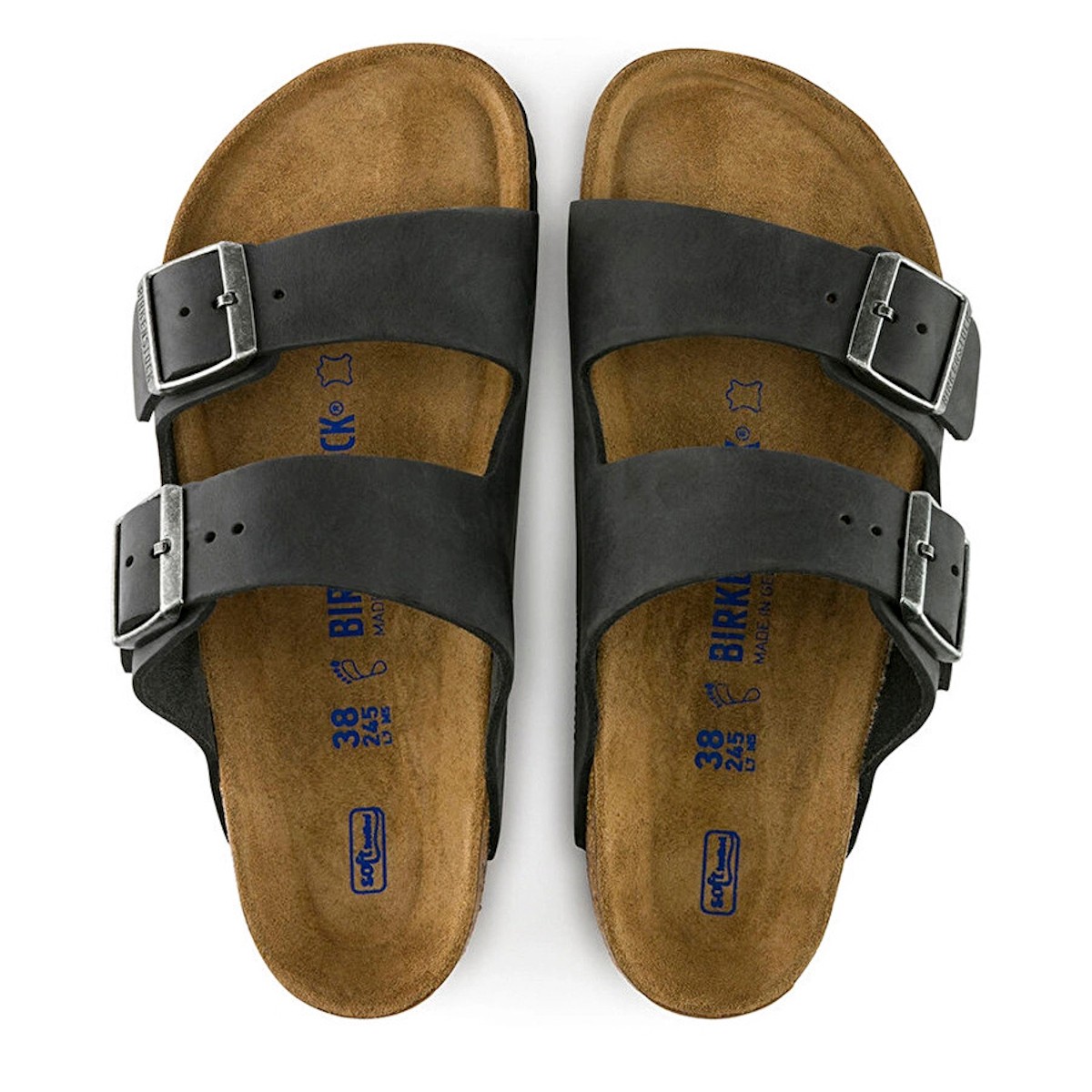 752483 Birkenstock ARIZONA NU OILED SFB BLACK