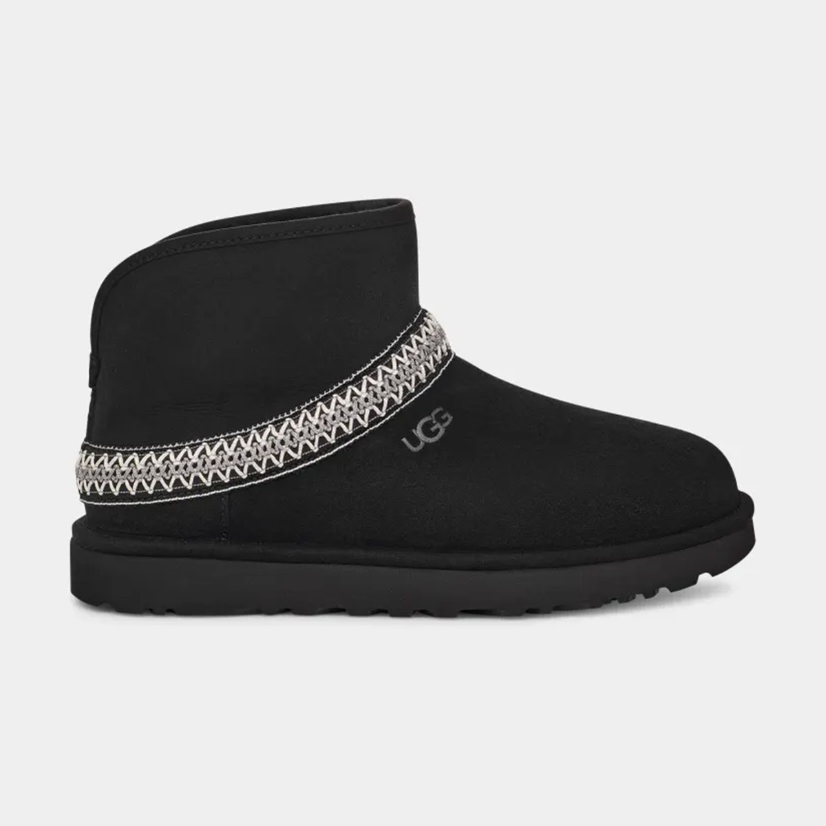 Kadın Bot 1158262 UGG W CLASSIC MINI CRESCENT BLACK (SIYAH)