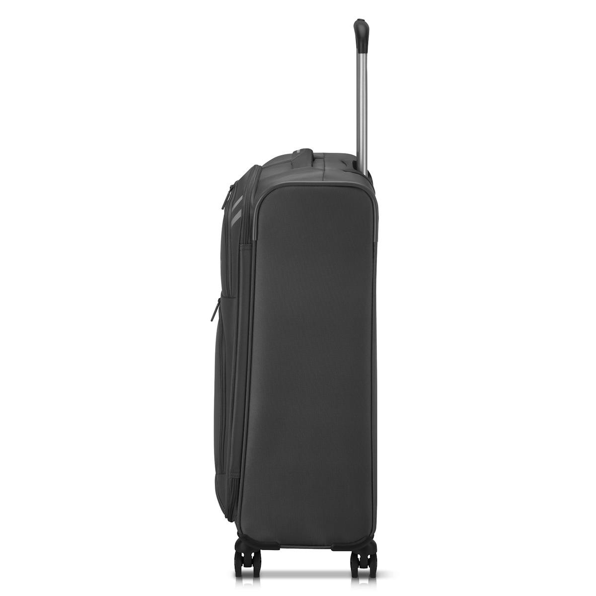 Unisex Valiz 41306201 Roncato Twin Trolley Medıo 4R Nero