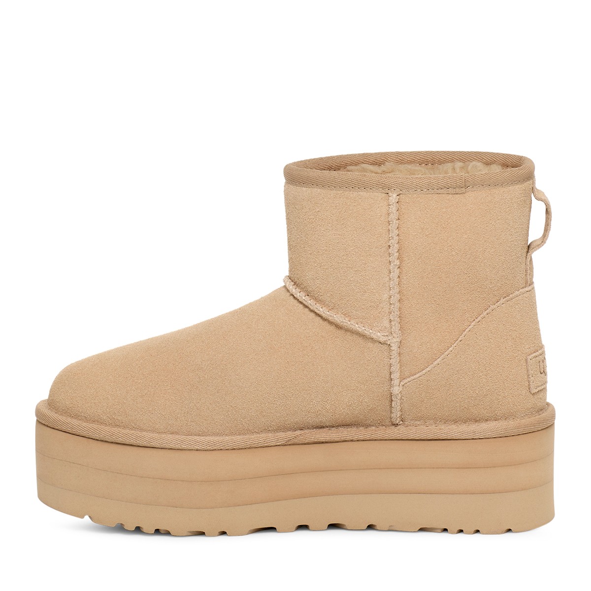 1134991 UGG W CLASSIC MINI PLATFORM MUSTARD SEED (HARDAL)