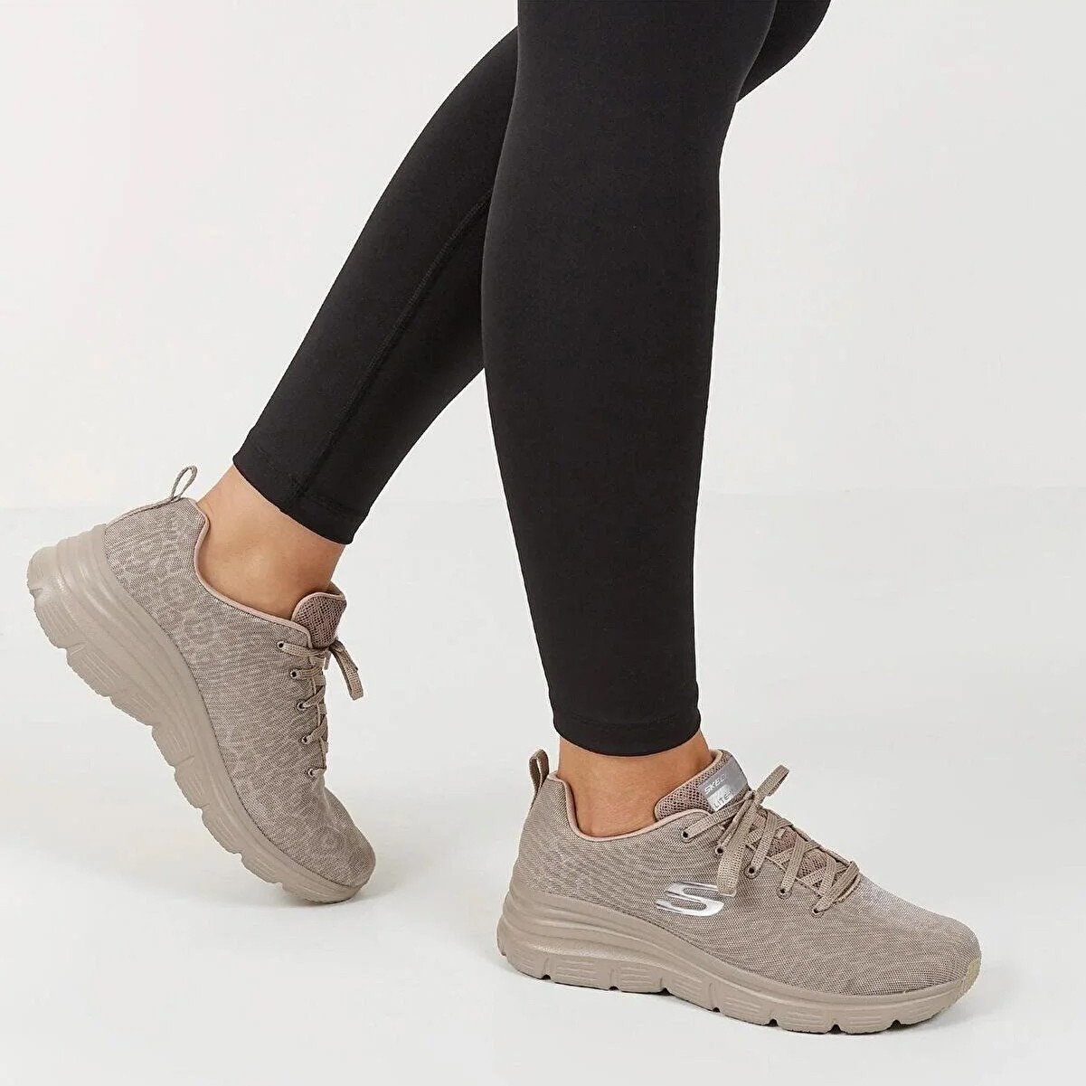 Kadın Sneaker ( Günlük) 88888179TK TPE Skechers FASHİON FİT Taupe