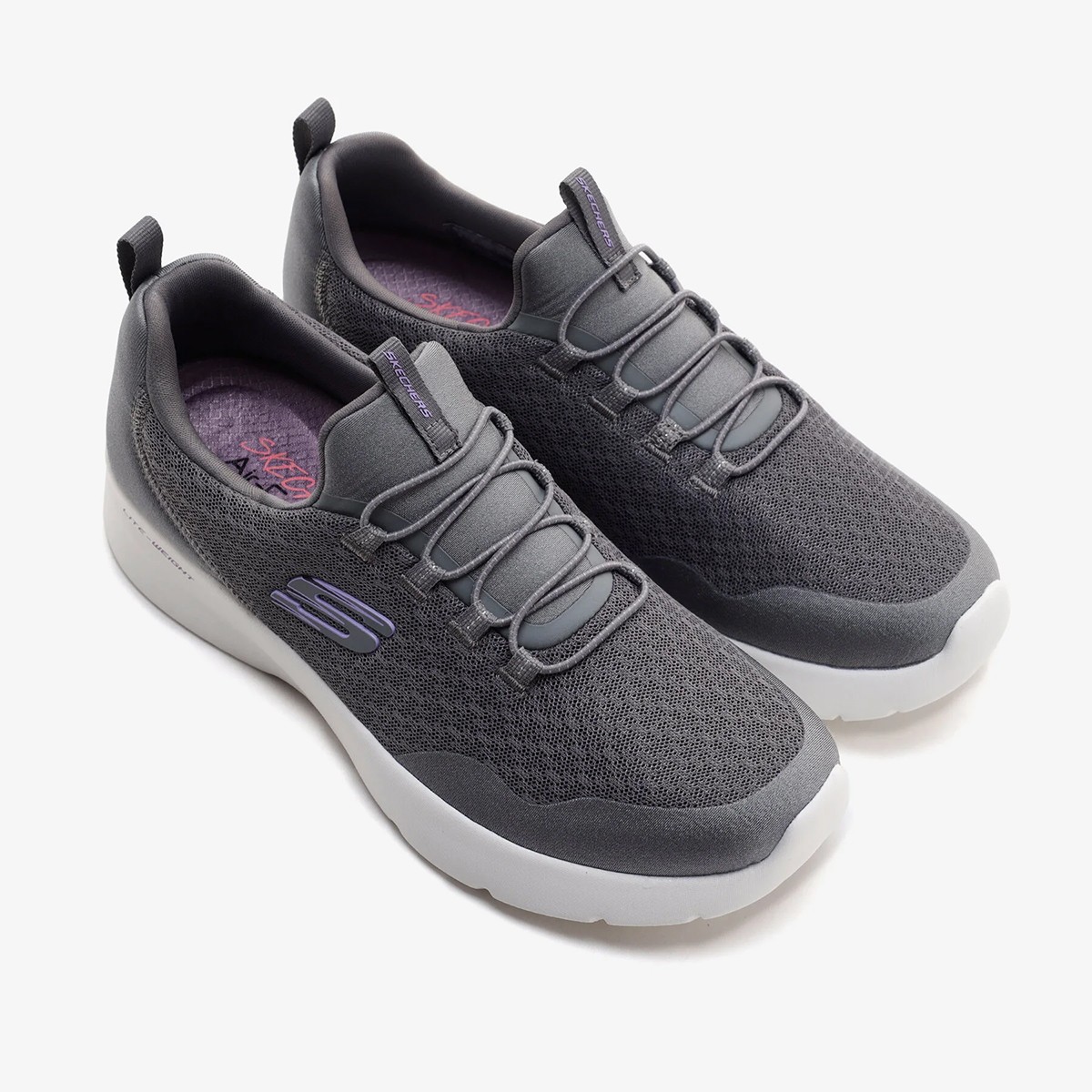 149657TK GYLV Skechers DYNAMİGHT 2.0 - REAL SMOOTH Grey/Purple